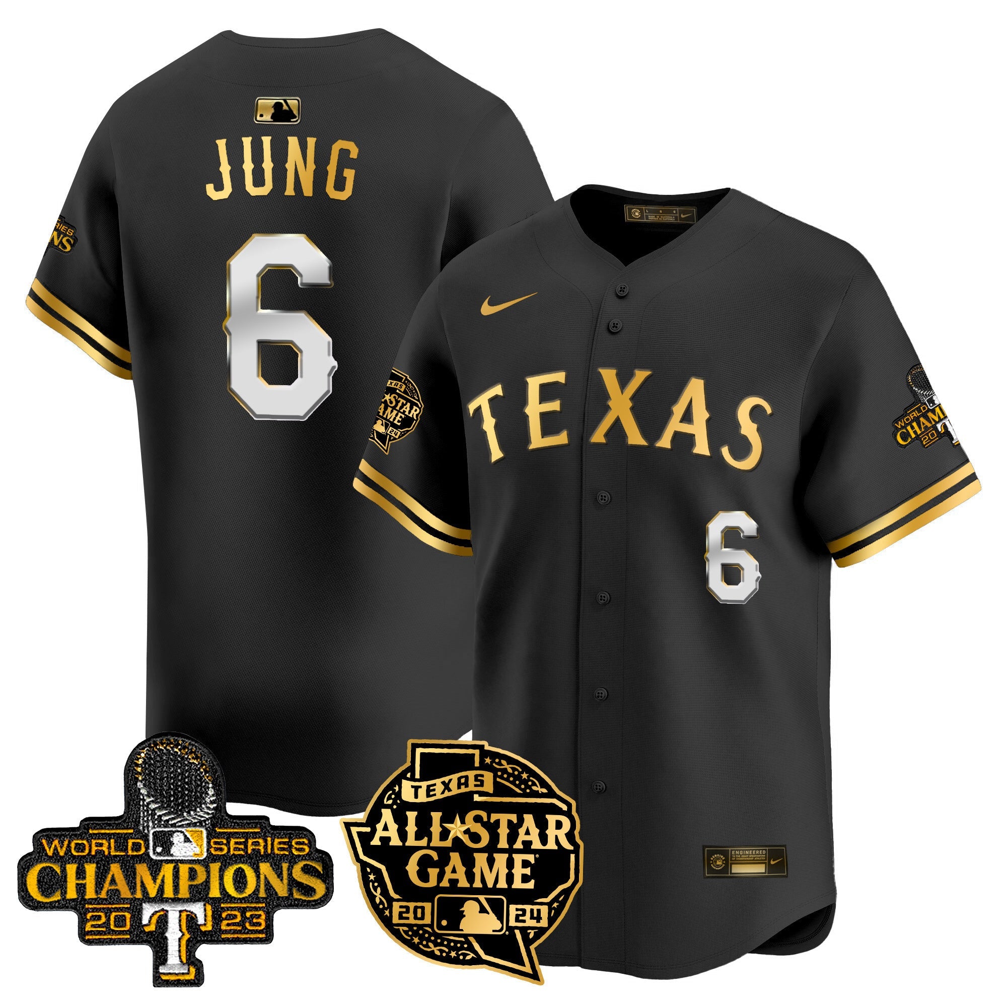Men’s Texas 2024 All Star Game Patch Vapor Premier Limited Jersey