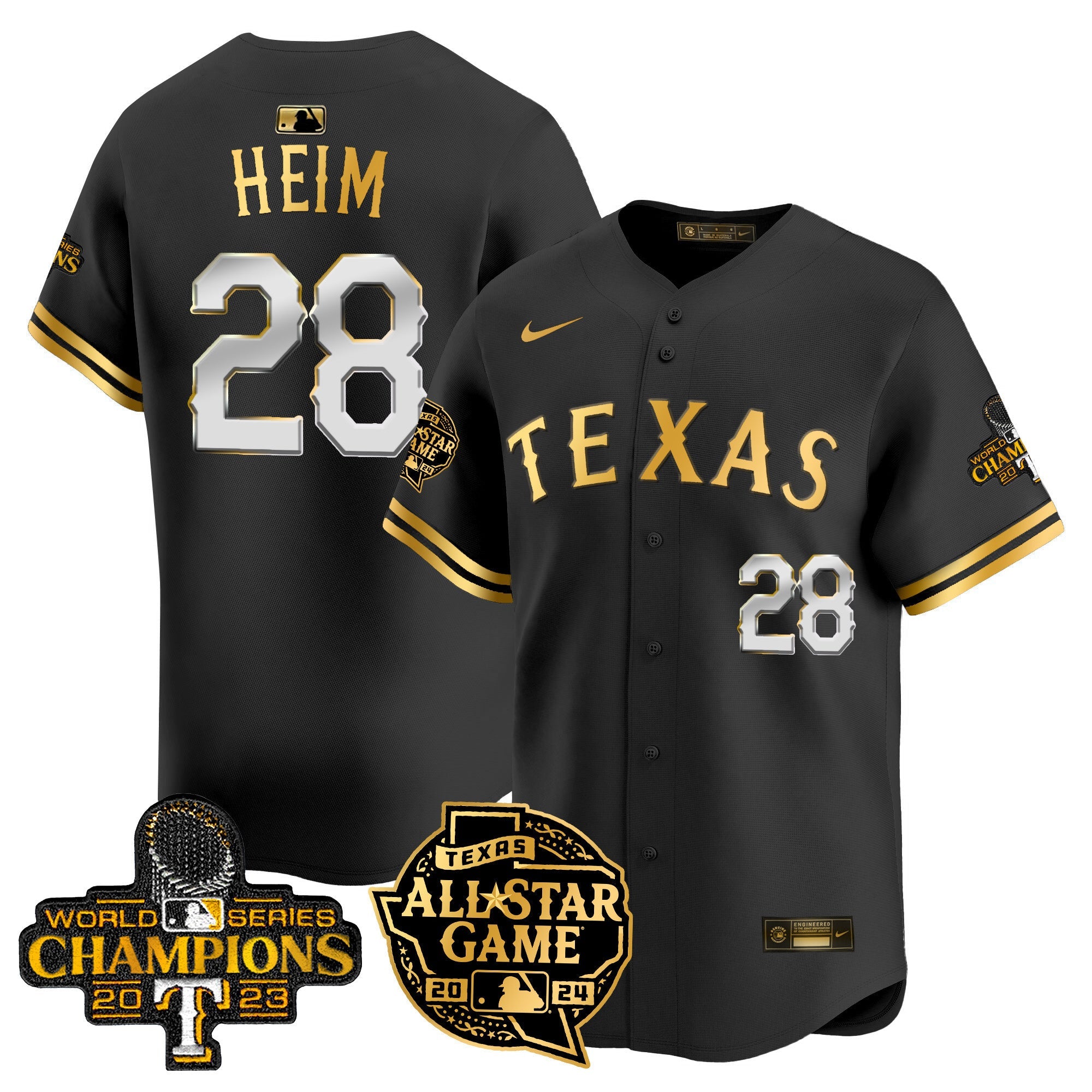 Men’s Texas 2024 All Star Game Patch Vapor Premier Limited Jersey