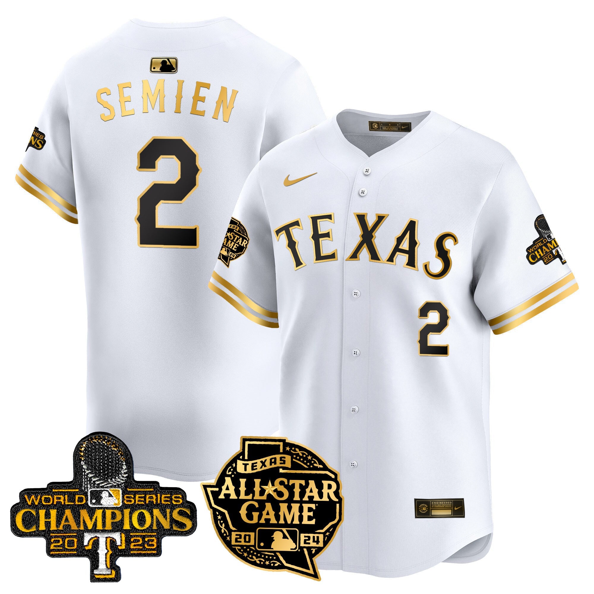 Men’s Texas 2024 All Star Game Patch Vapor Premier Limited Jersey