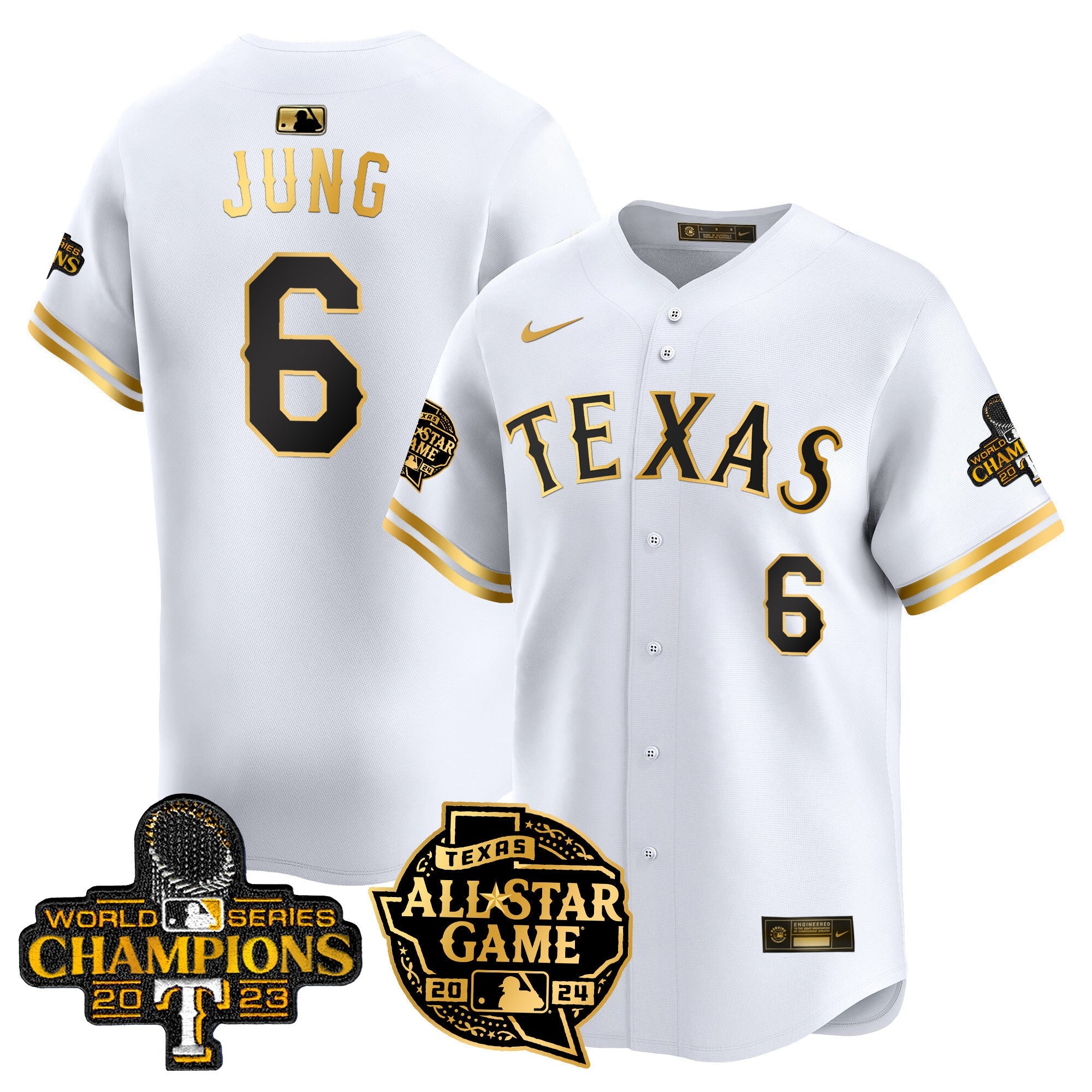 Men’s Texas 2024 All Star Game Patch Vapor Premier Limited Jersey
