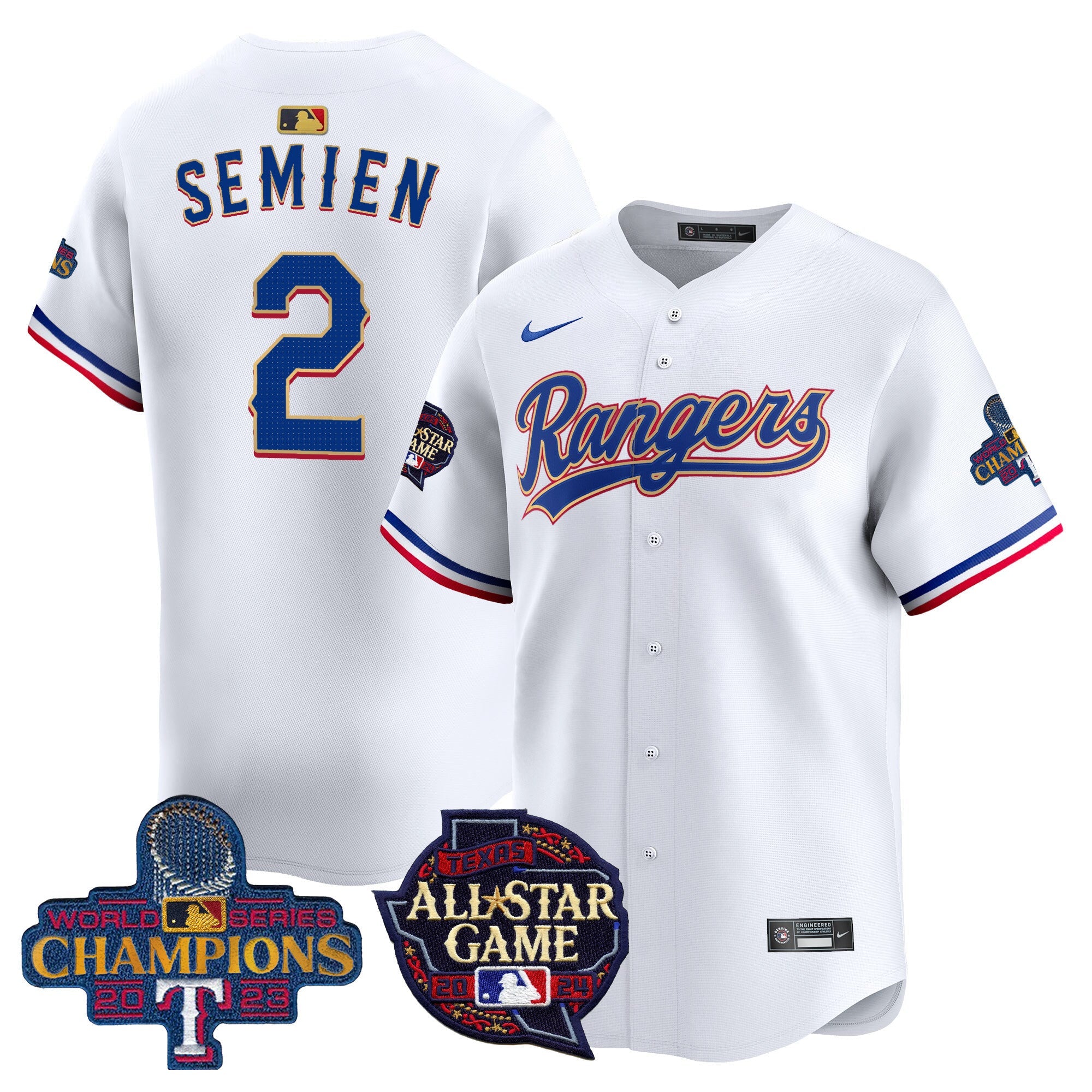 Men’s Texas 2024 All Star Game Patch Vapor Premier Limited Jersey