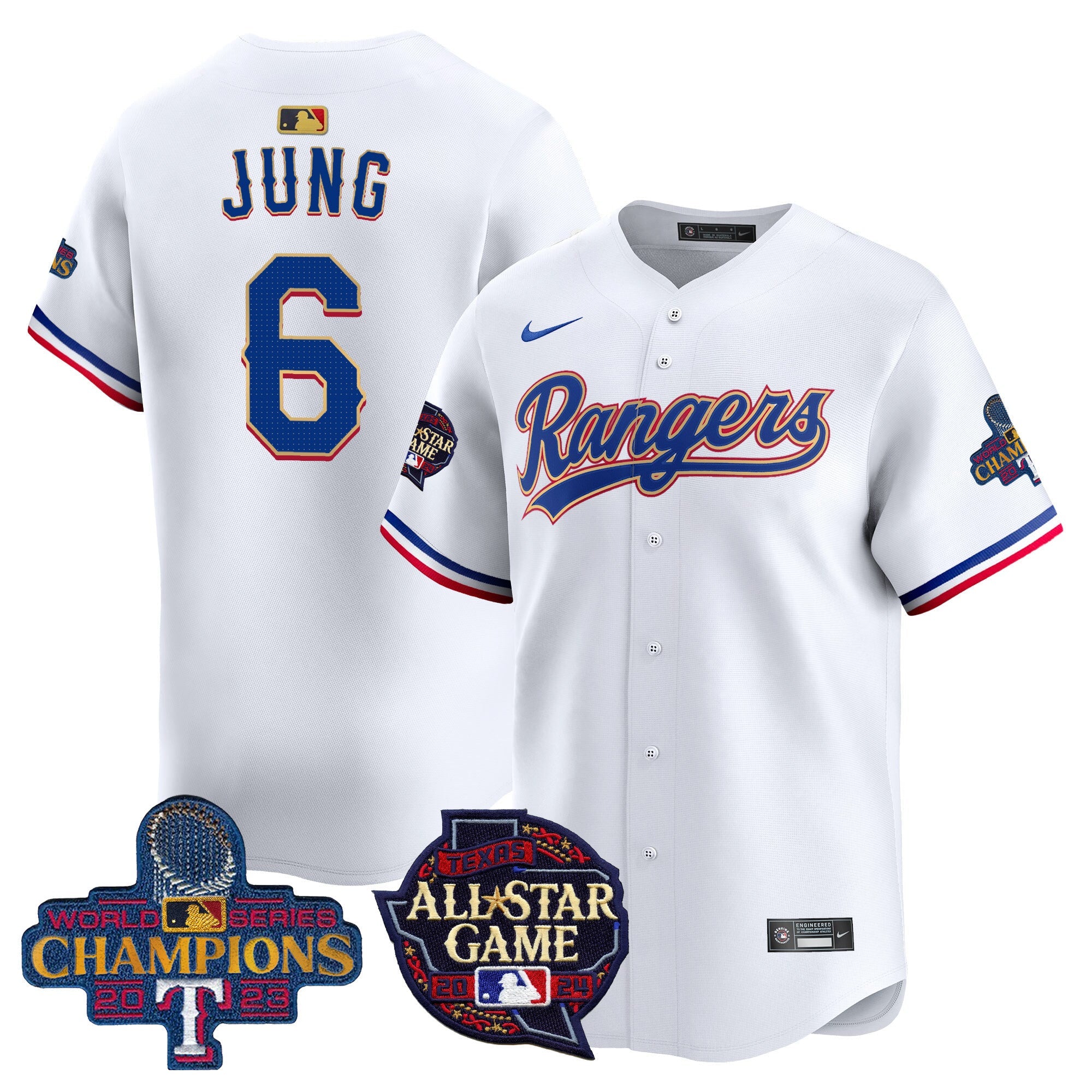 Men’s Texas 2024 All Star Game Patch Vapor Premier Limited Jersey
