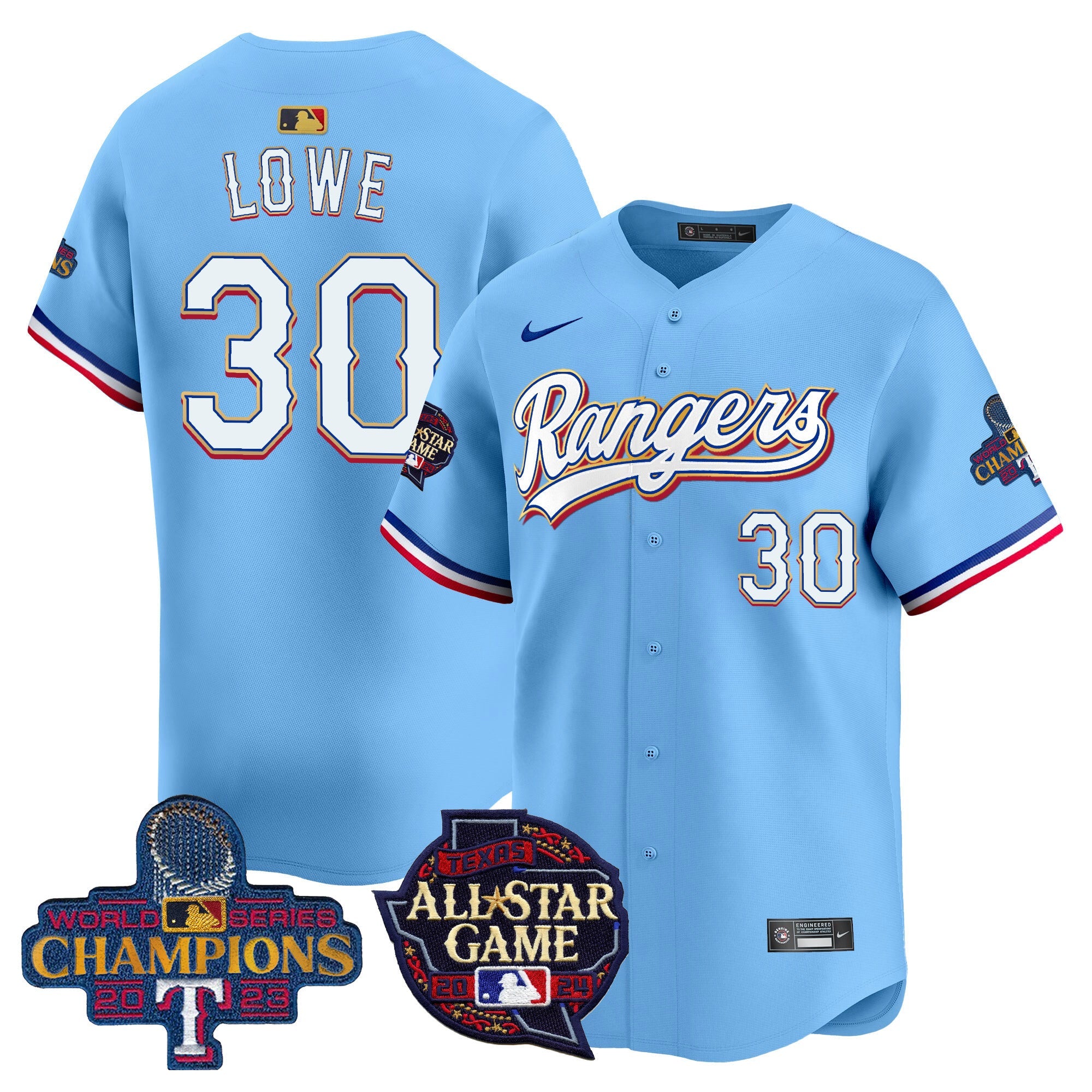Men’s Texas 2024 All Star Game Patch Vapor Premier Limited Jersey