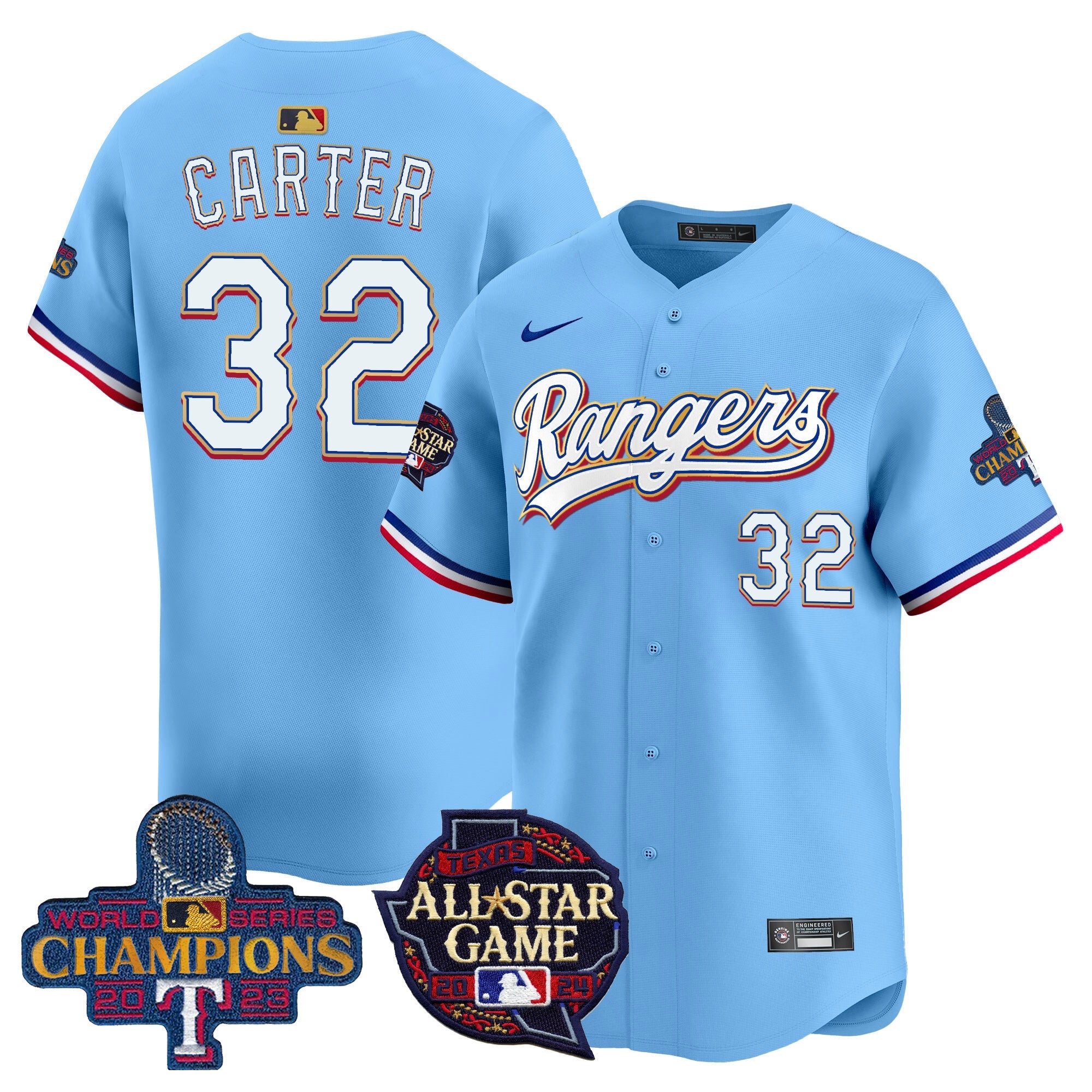 Men’s Texas 2024 All Star Game Patch Vapor Premier Limited Jersey