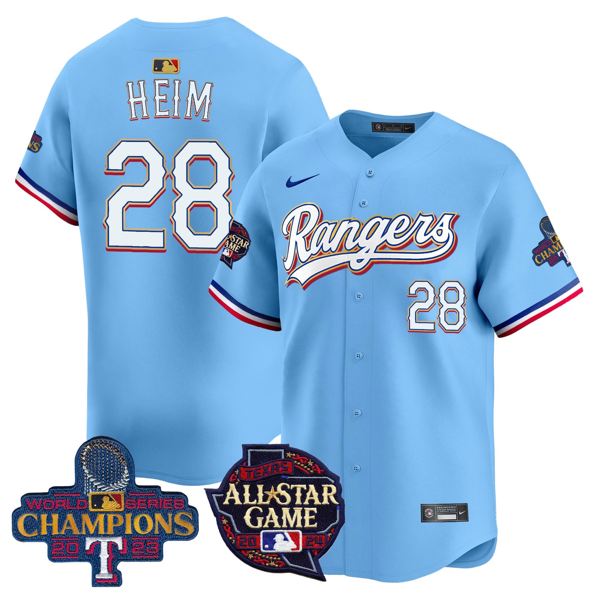 Men’s Texas 2024 All Star Game Patch Vapor Premier Limited Jersey