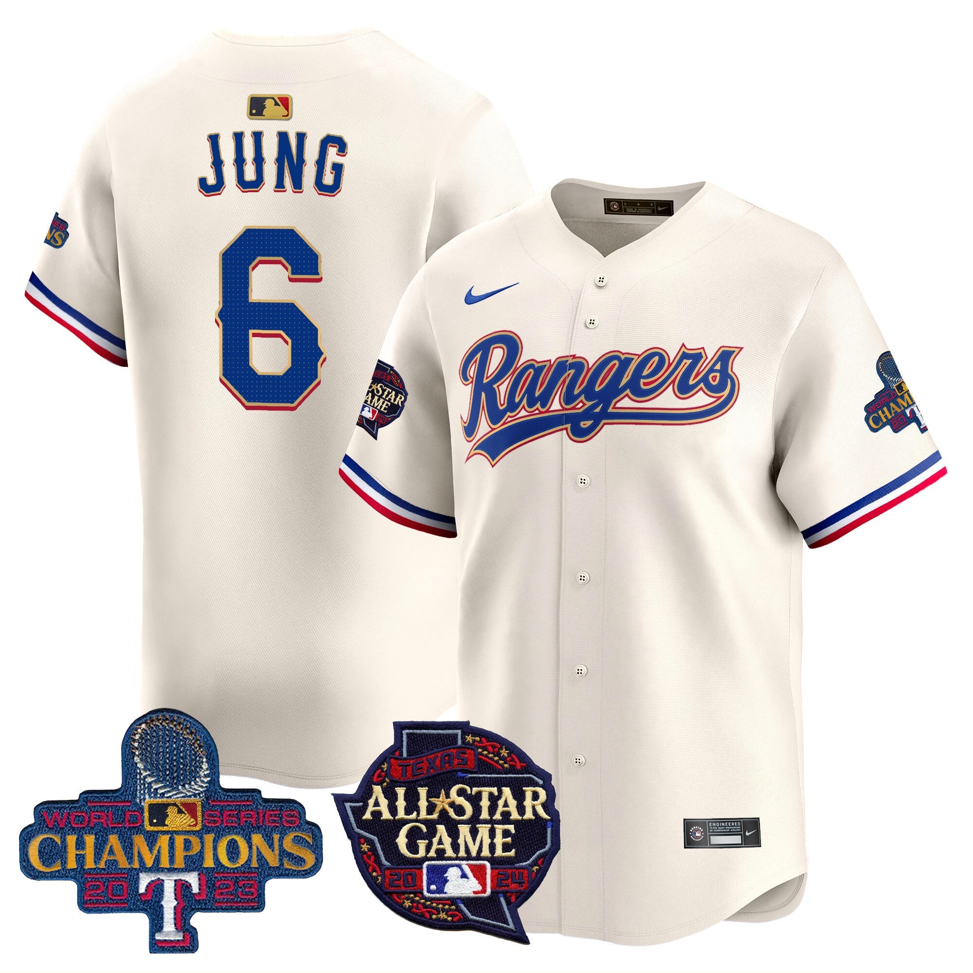 Men’s Texas 2024 All Star Game Patch Vapor Premier Limited Jersey