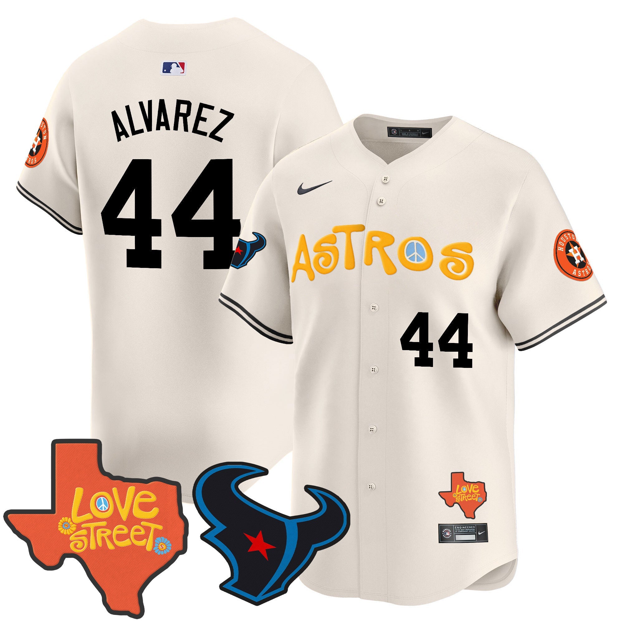 Men’s Love Street & Texans Patch Vapor Premier Limited Jersey