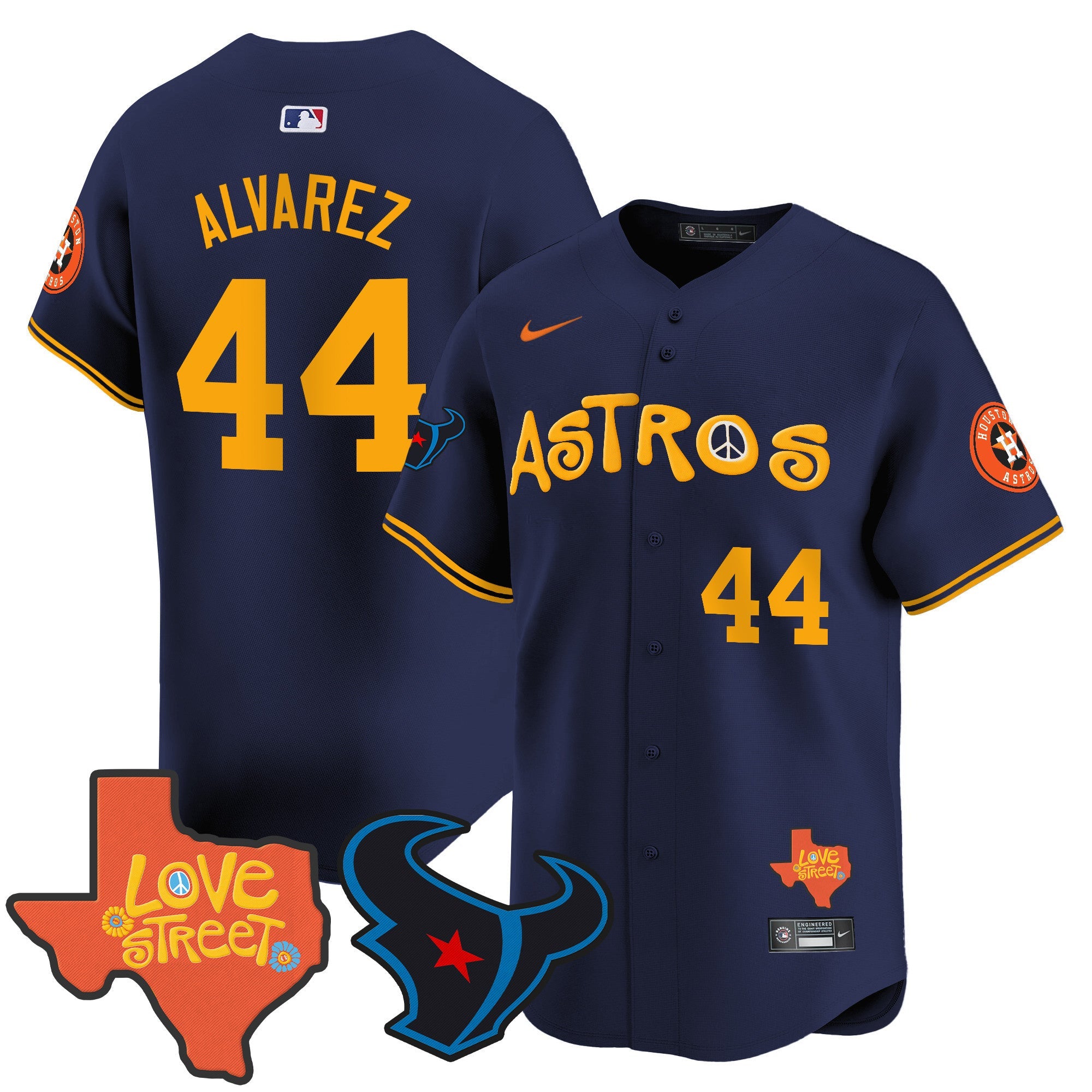 Men’s Love Street & Texans Patch Vapor Premier Limited Jersey