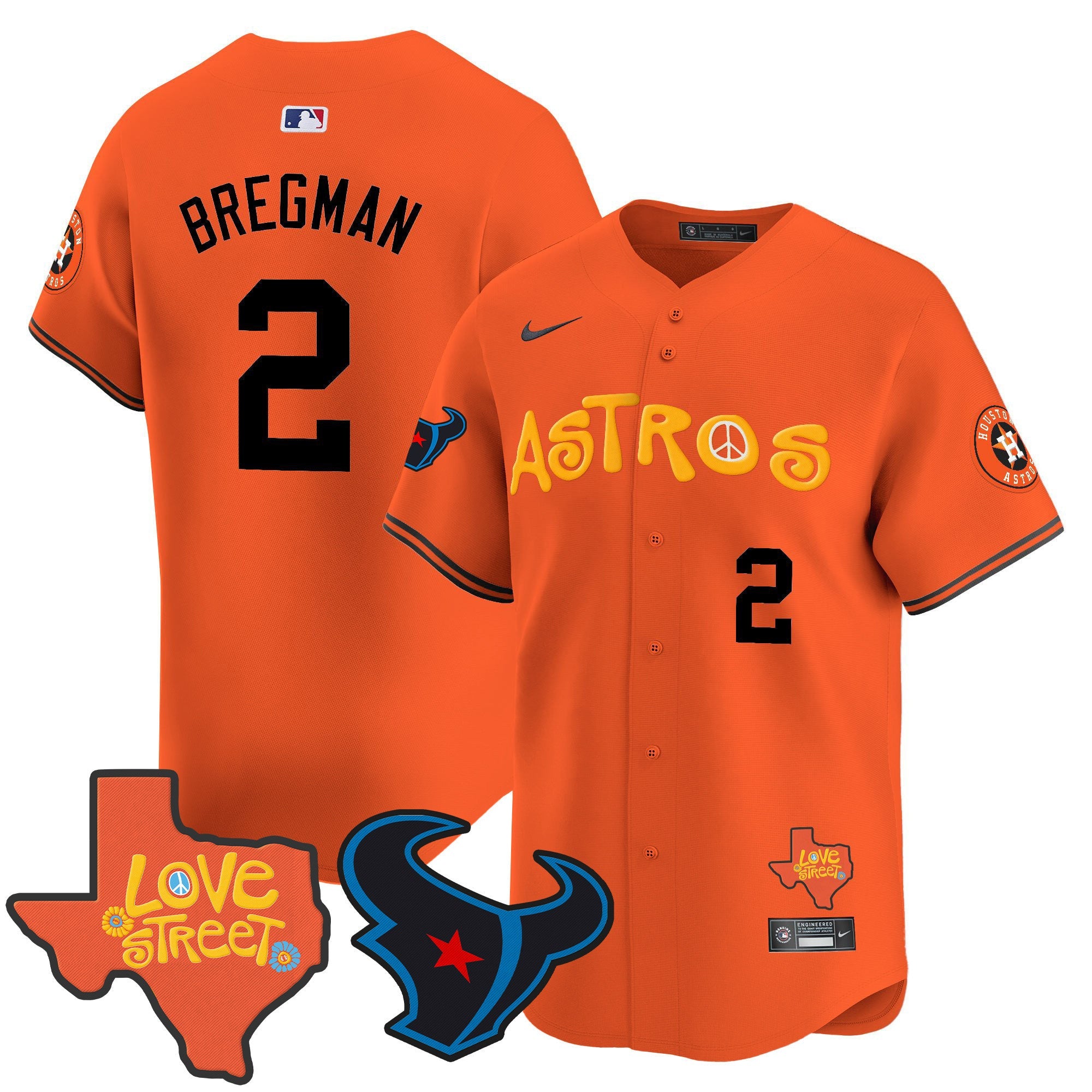 Men’s Love Street & Texans Patch Vapor Premier Limited Jersey