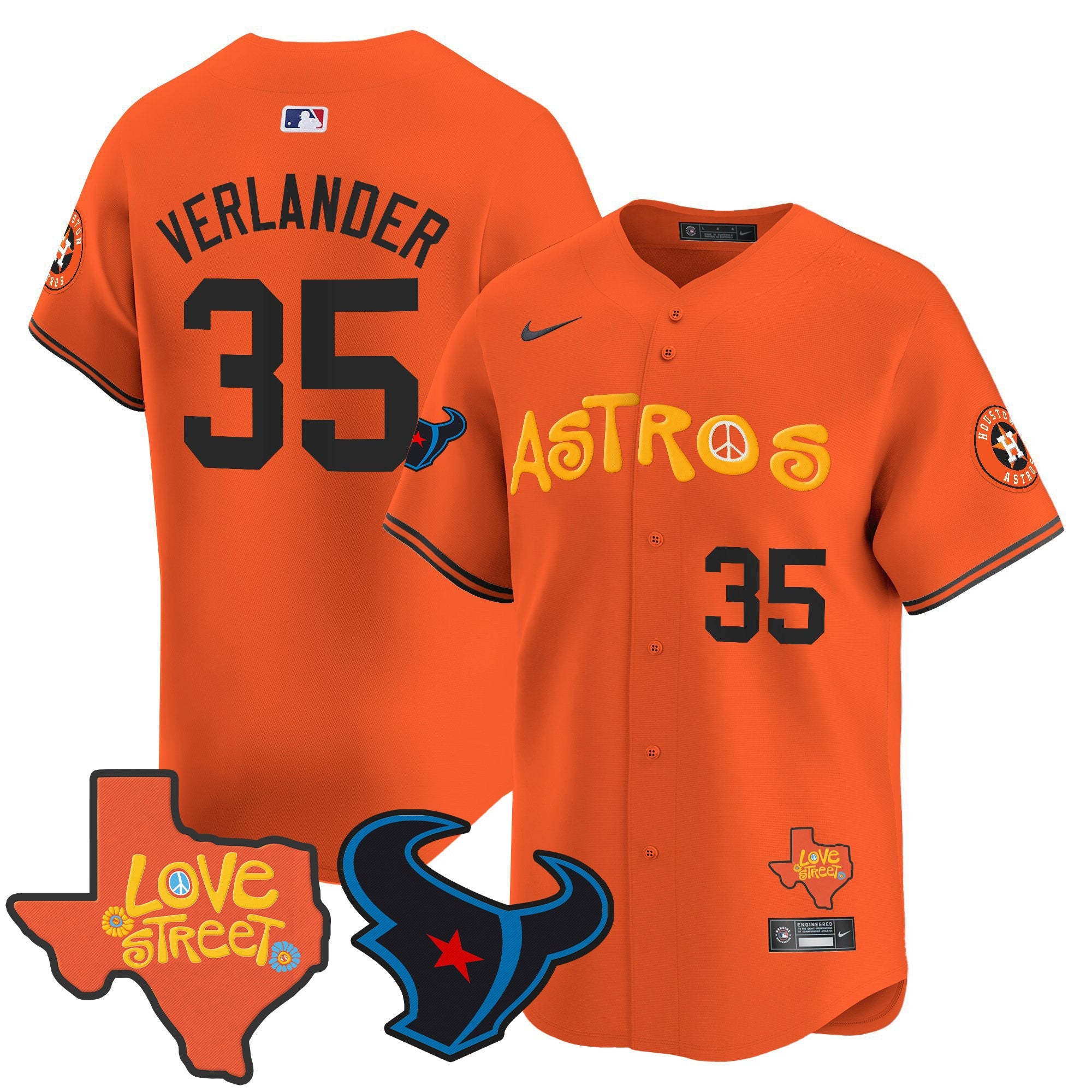 Men’s Love Street & Texans Patch Vapor Premier Limited Jersey
