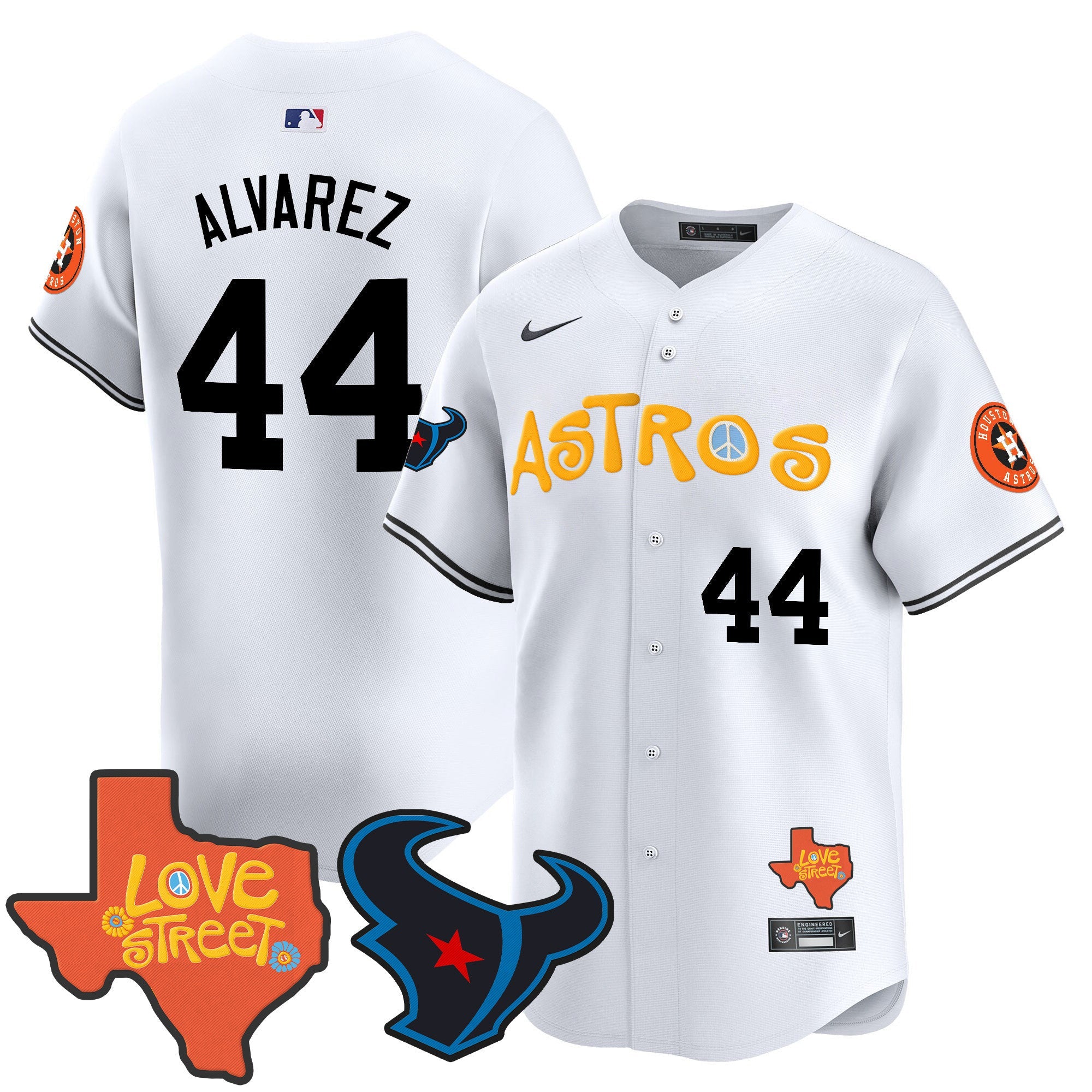Men’s Love Street & Texans Patch Vapor Premier Limited Jersey