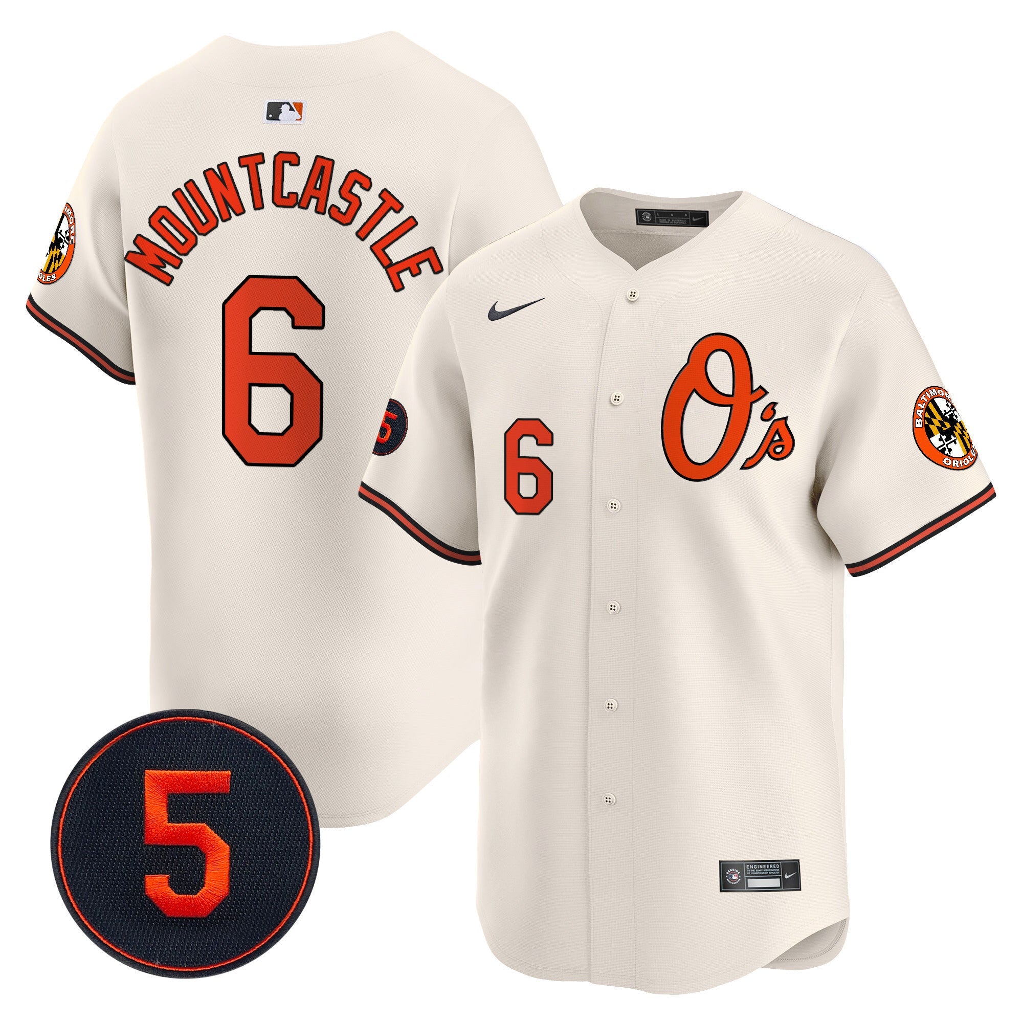 Men’s Baltimore Robinson Patch Vapor Premier Limited Jersey V4