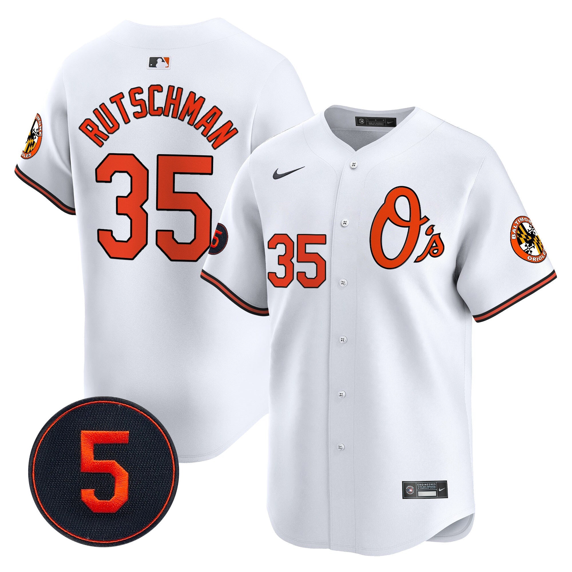 Men’s Baltimore Robinson Patch Vapor Premier Limited Jersey V4