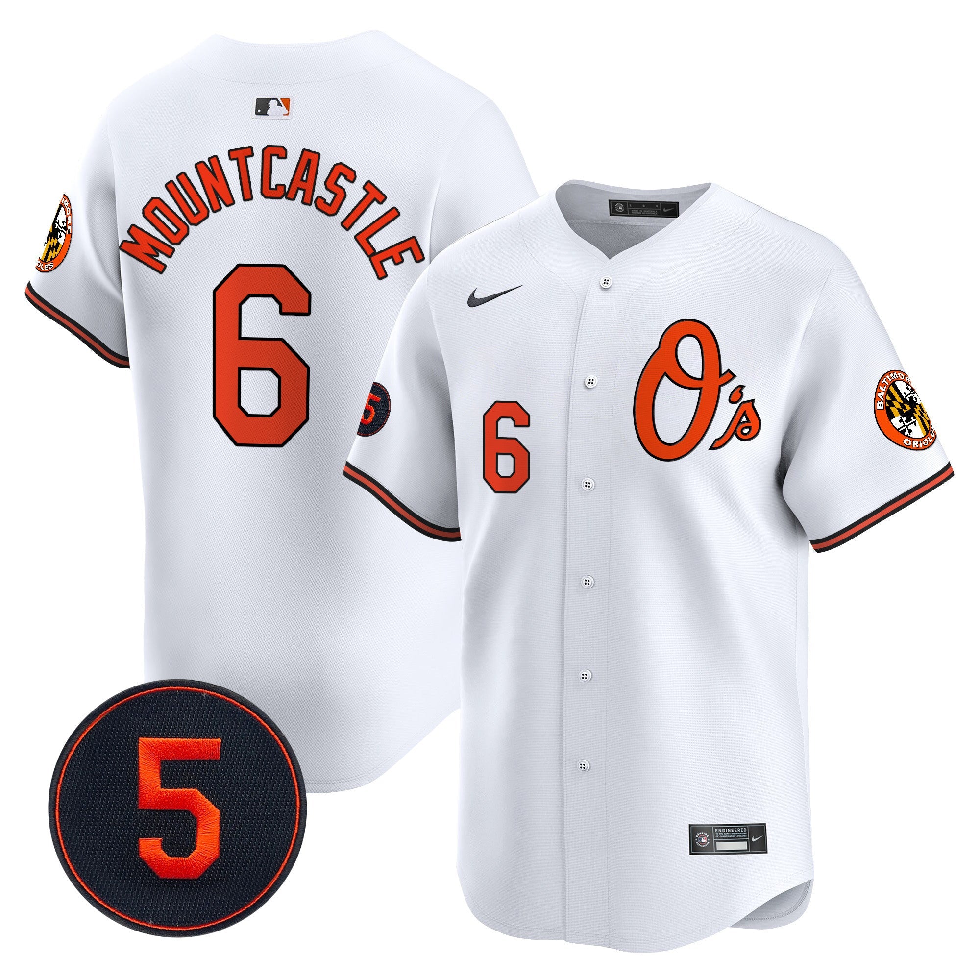 Men’s Baltimore Robinson Patch Vapor Premier Limited Jersey V4