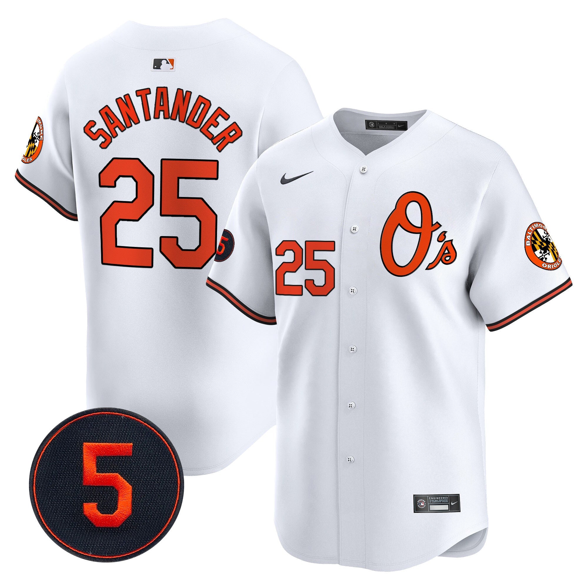 Men’s Baltimore Robinson Patch Vapor Premier Limited Jersey V4