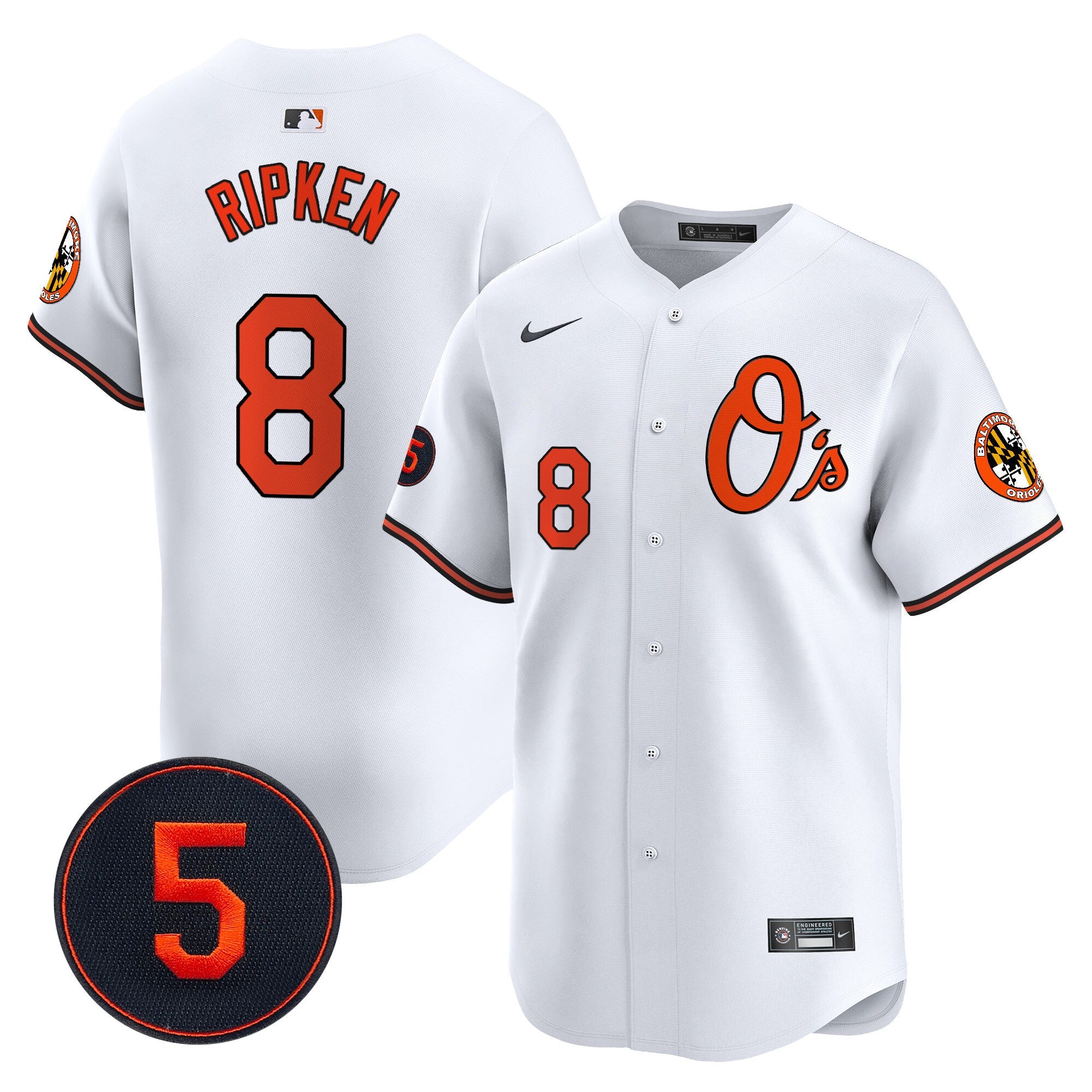 Men’s Baltimore Robinson Patch Vapor Premier Limited Jersey V4