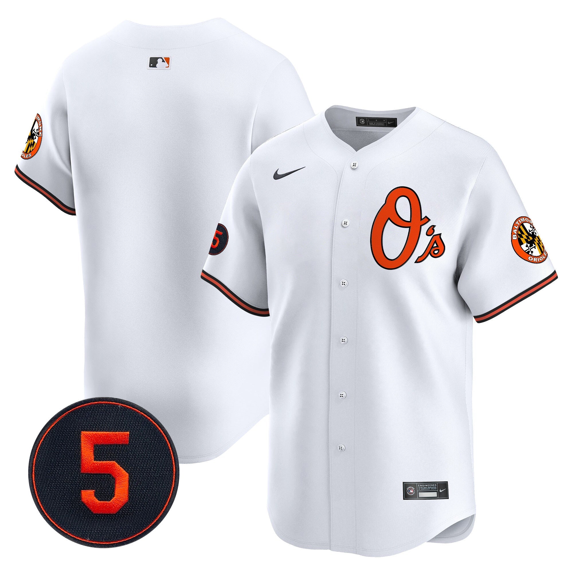 Men’s Baltimore Robinson Patch Vapor Premier Limited Jersey V4