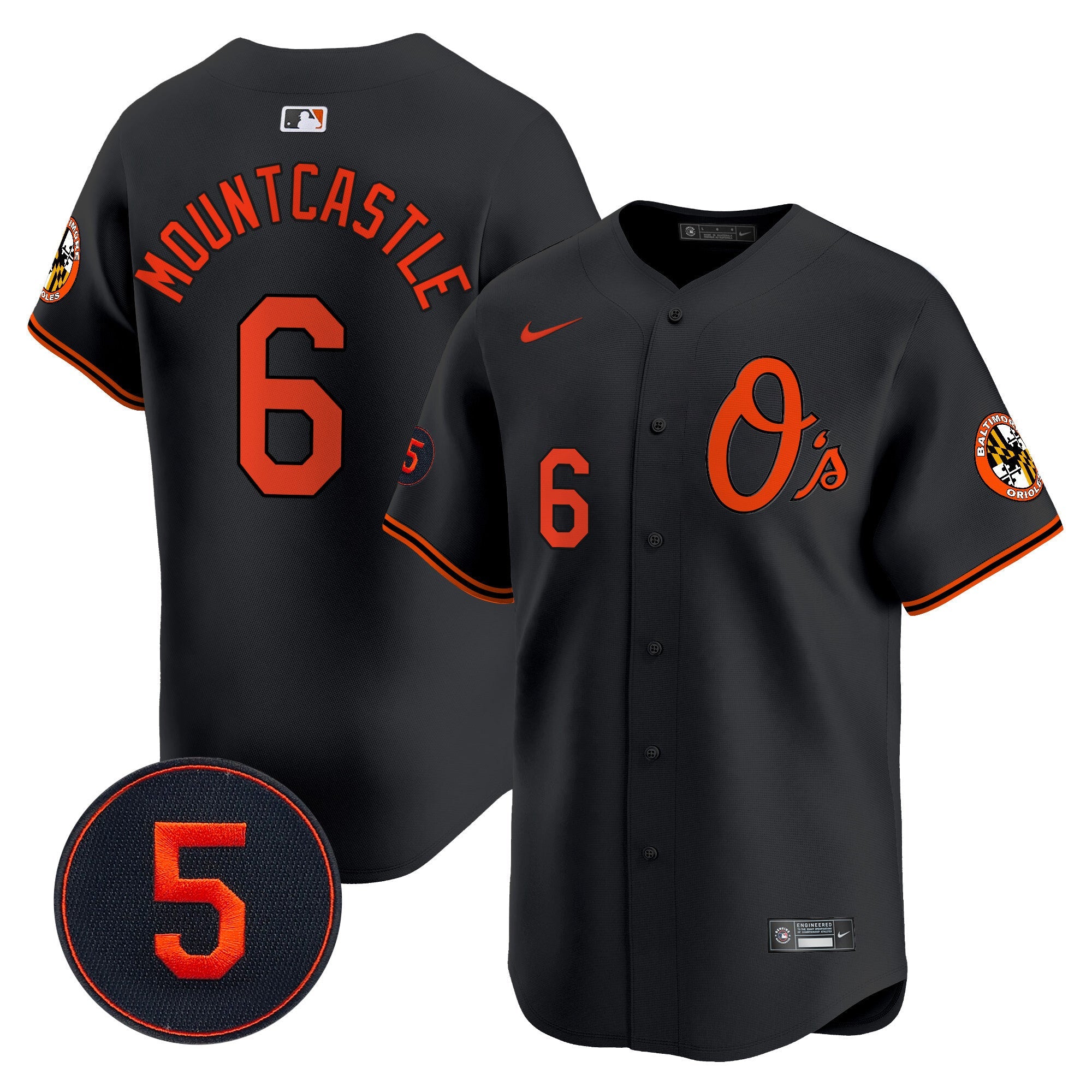 Men’s Baltimore Robinson Patch Vapor Premier Limited Jersey V4