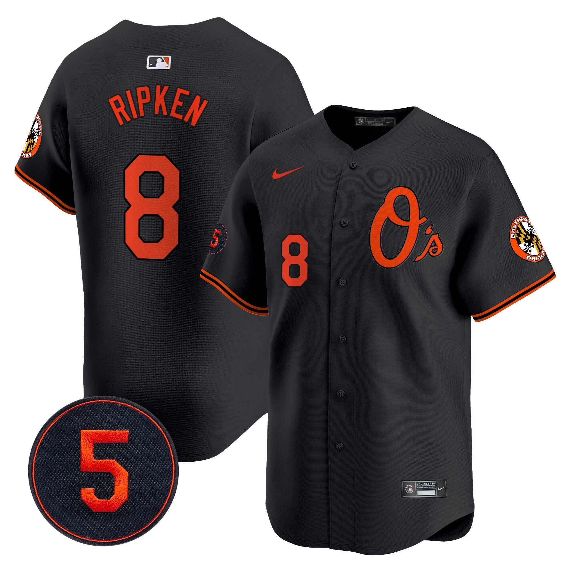 Men’s Baltimore Robinson Patch Vapor Premier Limited Jersey V4