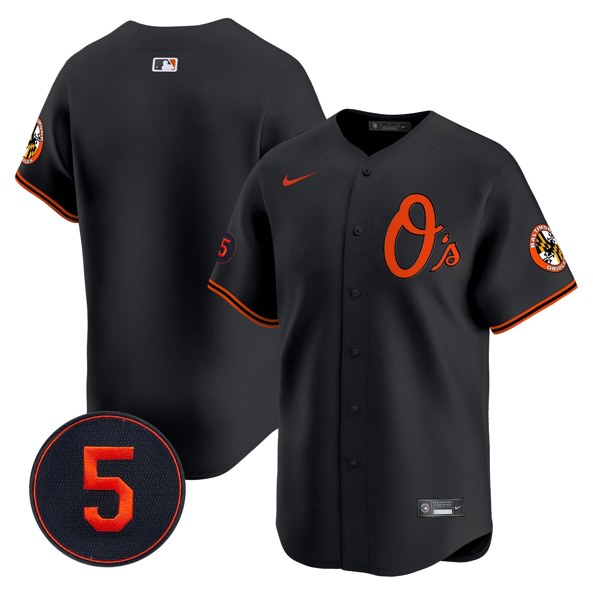 Men’s Baltimore Robinson Patch Vapor Premier Limited Jersey V4