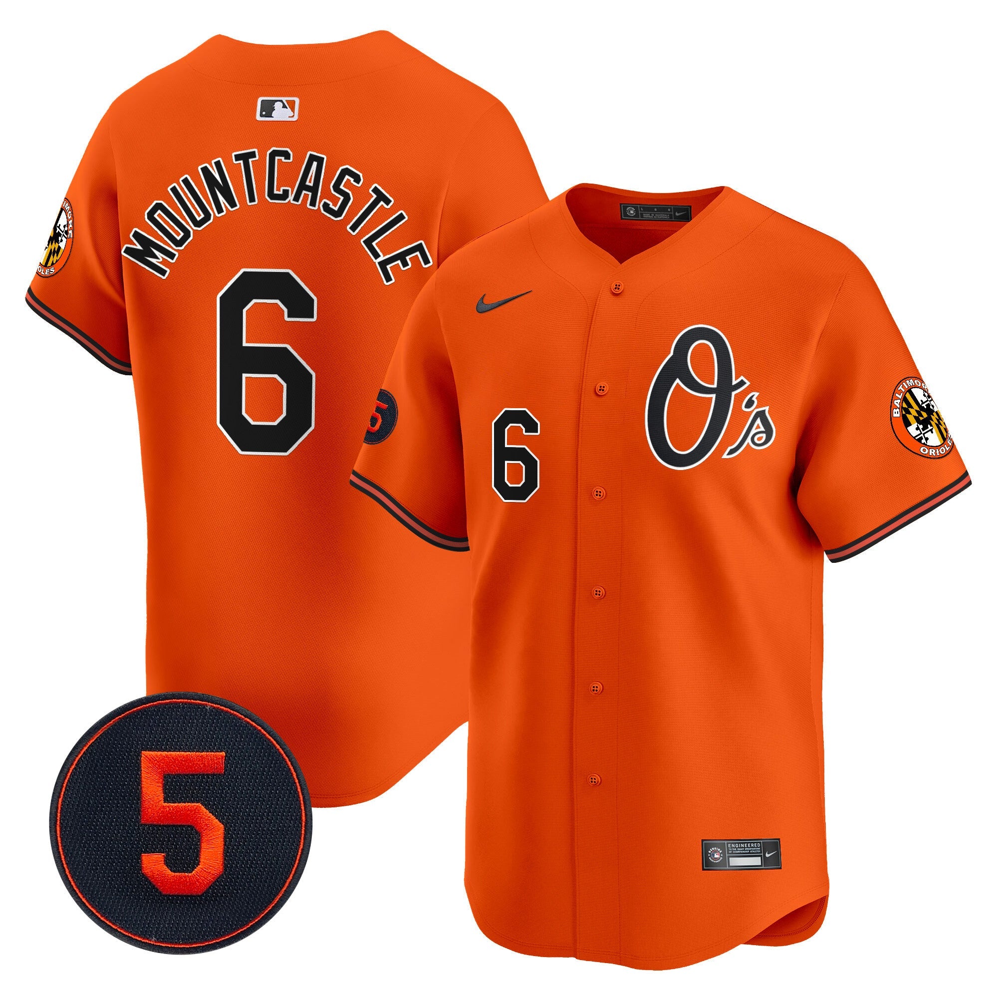 Men’s Baltimore Robinson Patch Vapor Premier Limited Jersey V4