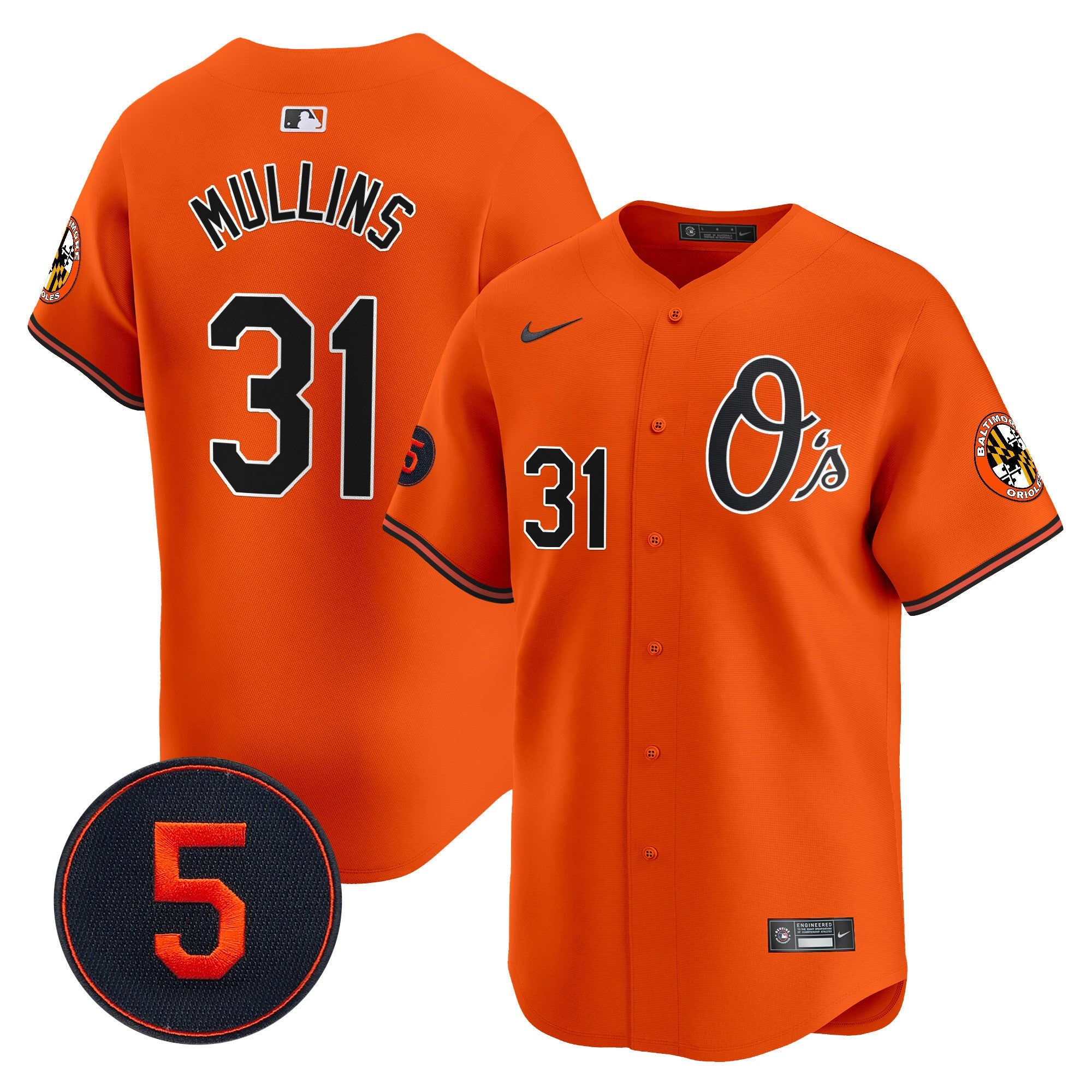 Men’s Baltimore Robinson Patch Vapor Premier Limited Jersey V4
