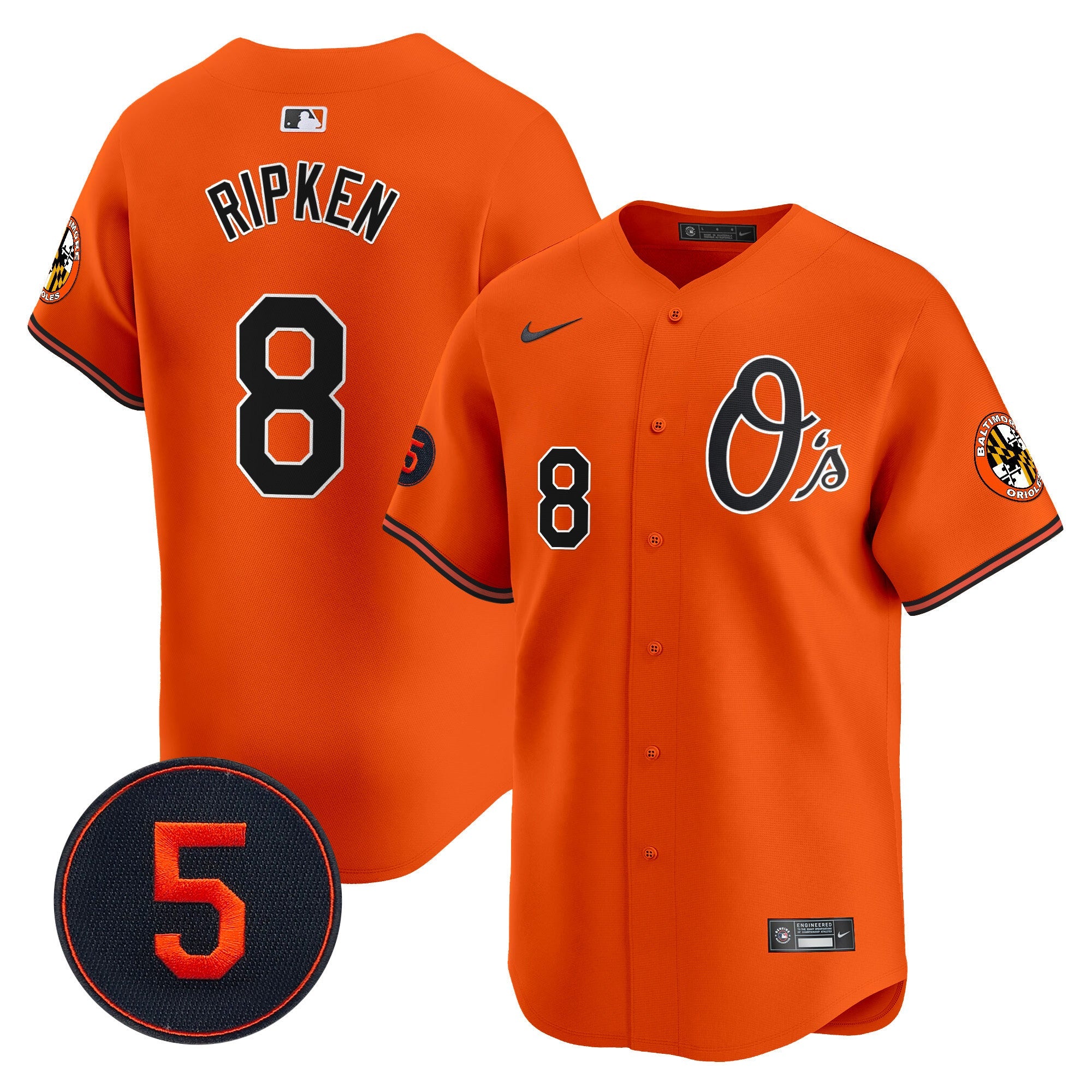 Men’s Baltimore Robinson Patch Vapor Premier Limited Jersey V4
