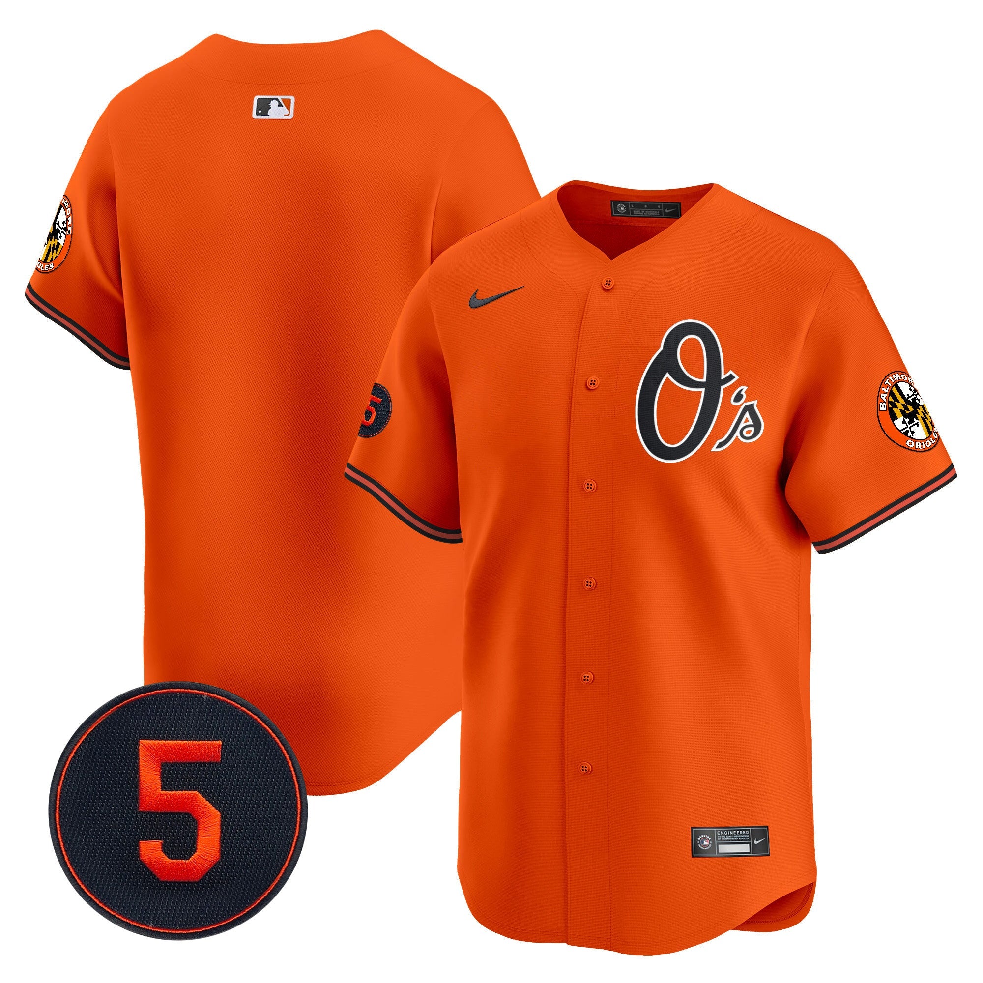 Men’s Baltimore Robinson Patch Vapor Premier Limited Jersey V4