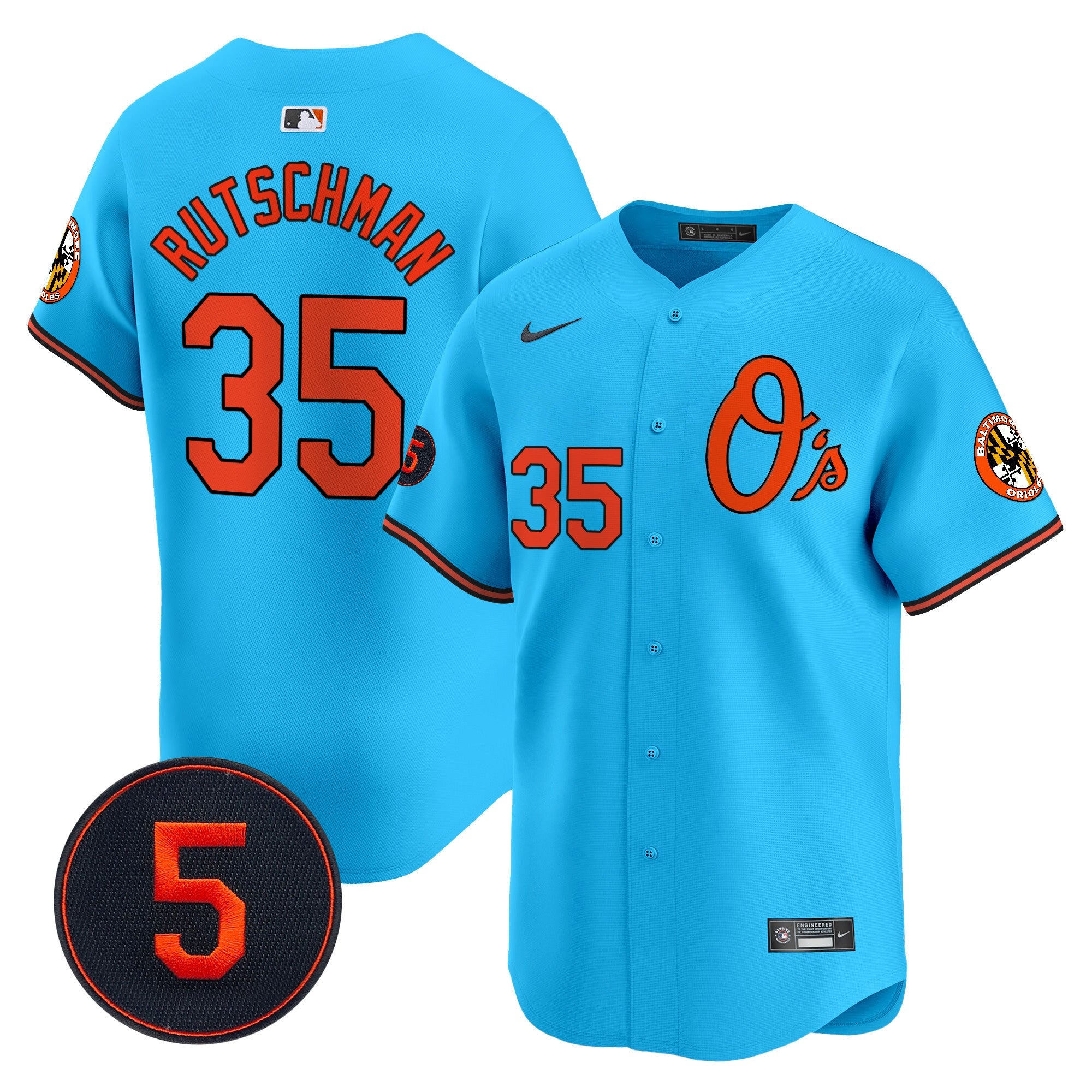 Men’s Baltimore Robinson Patch Vapor Premier Limited Jersey V4