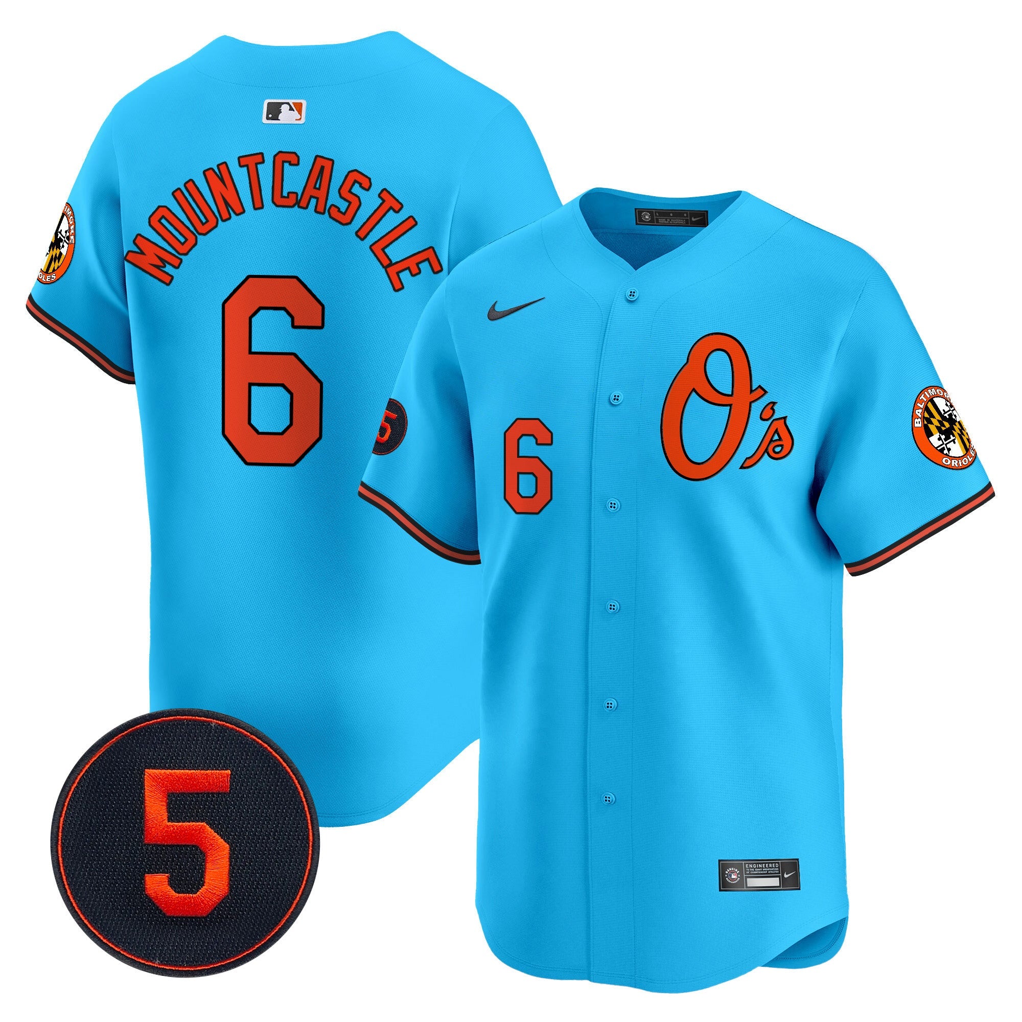 Men’s Baltimore Robinson Patch Vapor Premier Limited Jersey V4