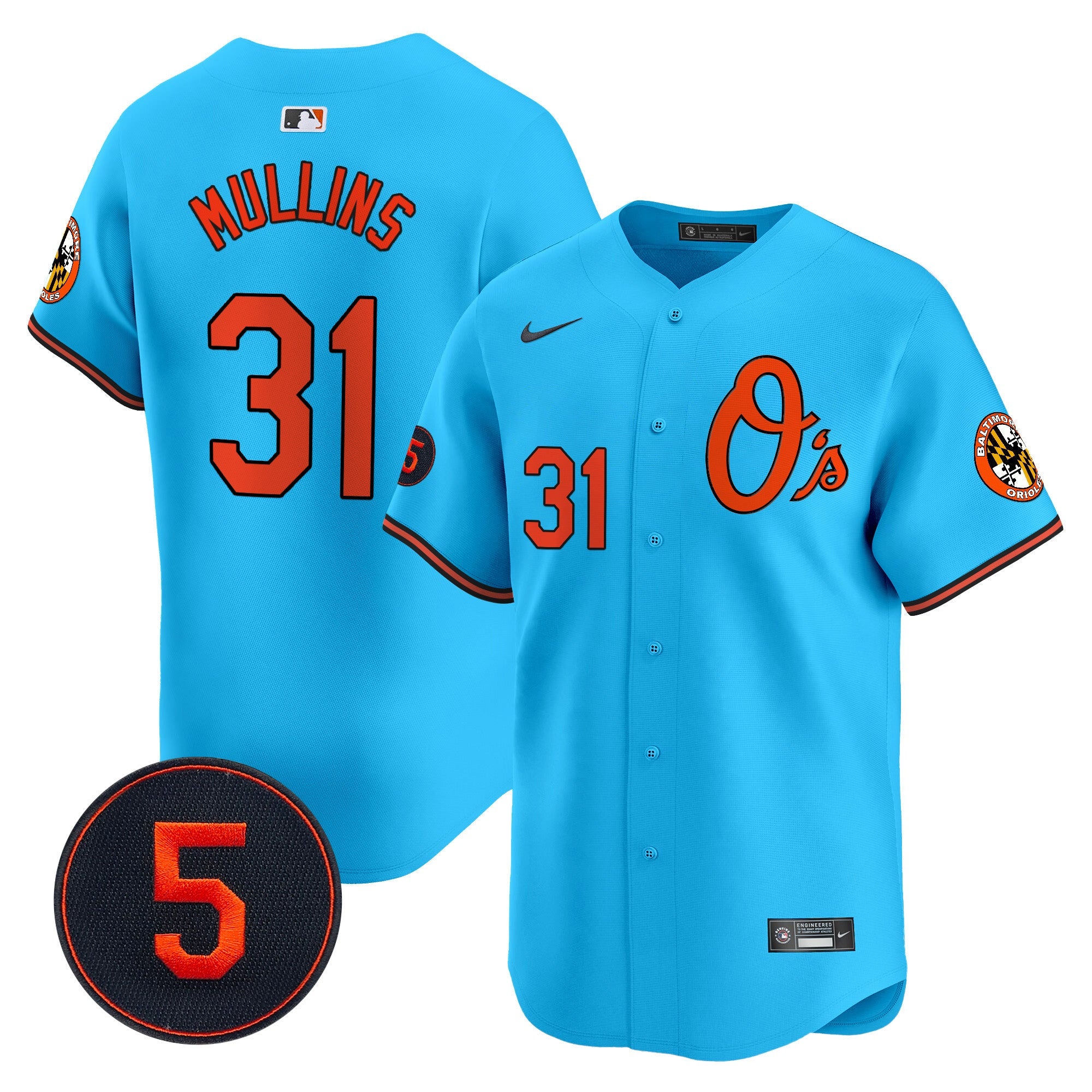 Men’s Baltimore Robinson Patch Vapor Premier Limited Jersey V4
