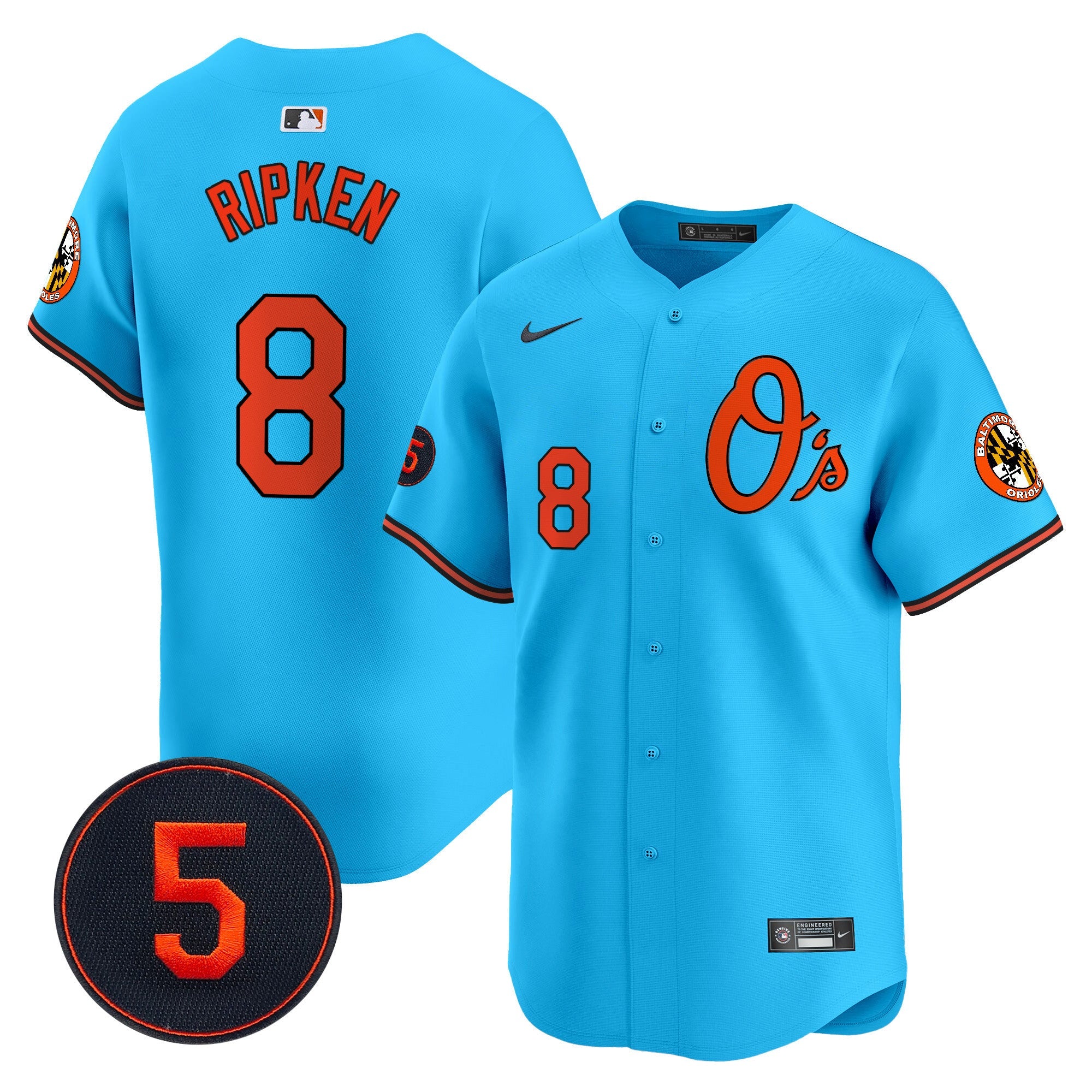 Men’s Baltimore Robinson Patch Vapor Premier Limited Jersey V4