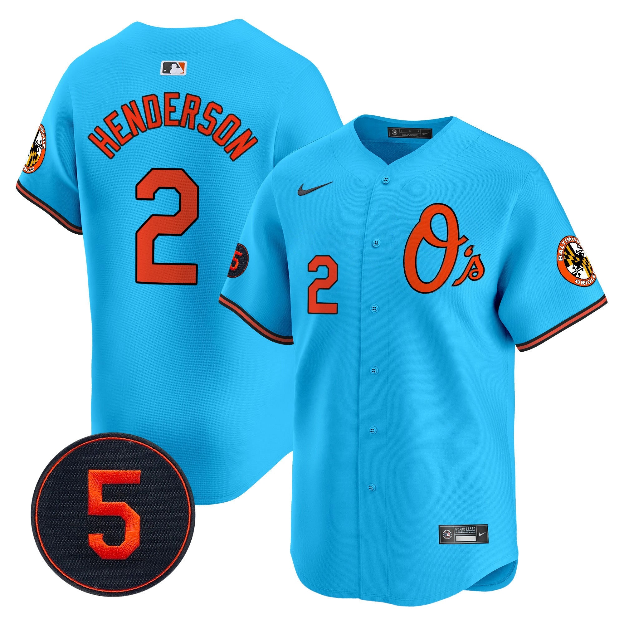 Men’s Baltimore Robinson Patch Vapor Premier Limited Jersey V4