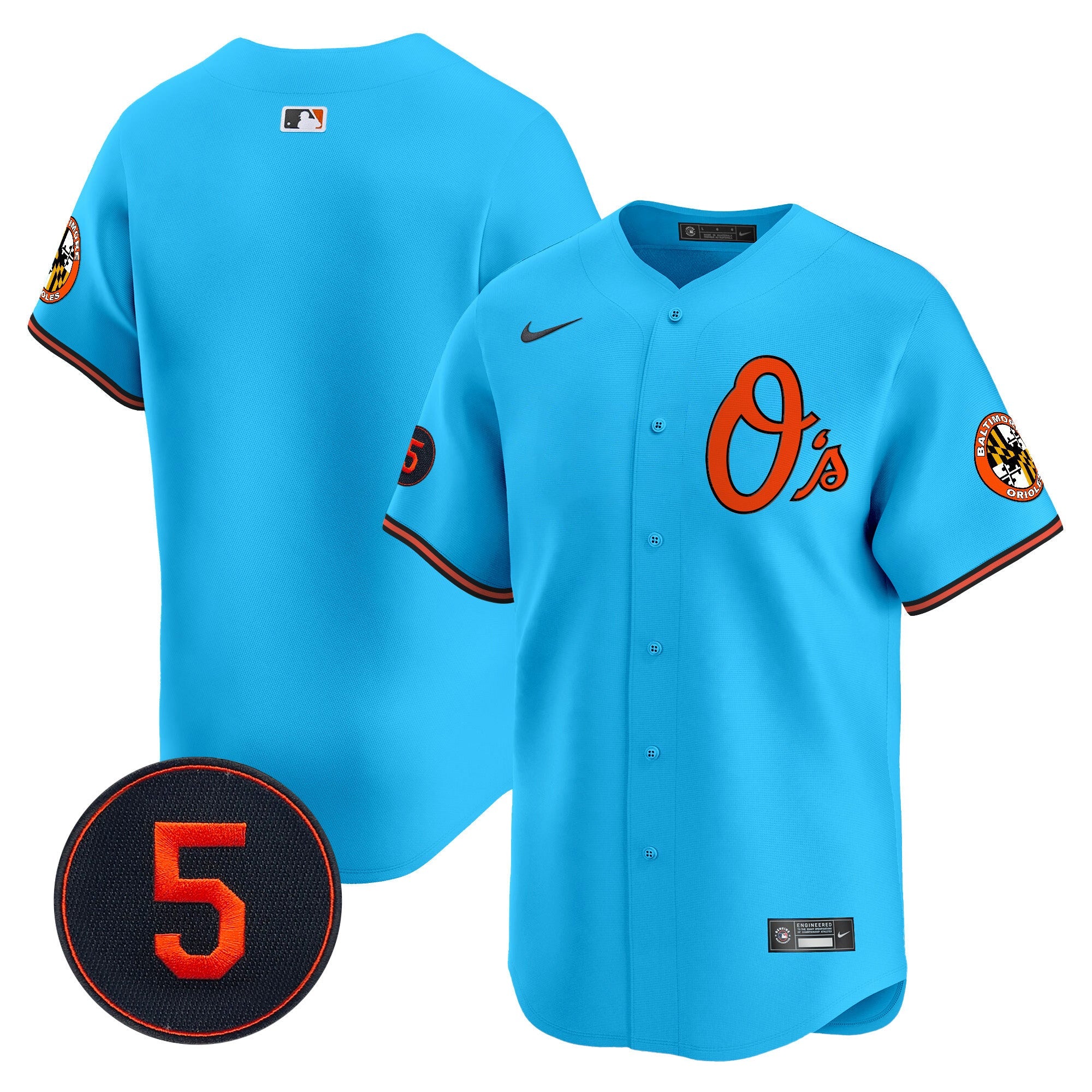 Men’s Baltimore Robinson Patch Vapor Premier Limited Jersey V4