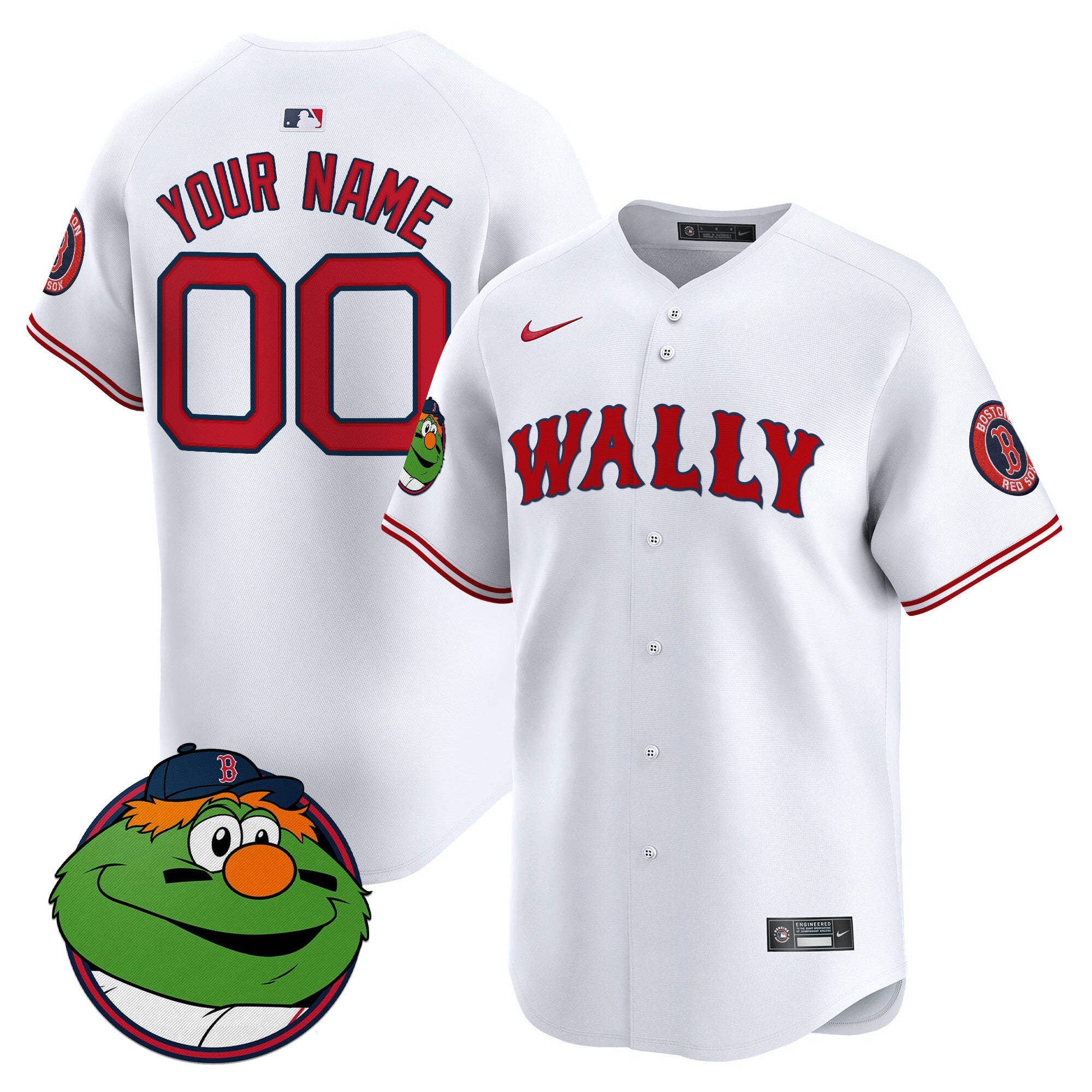 Boston Wally Vapor Premier Limited Custom Jersey