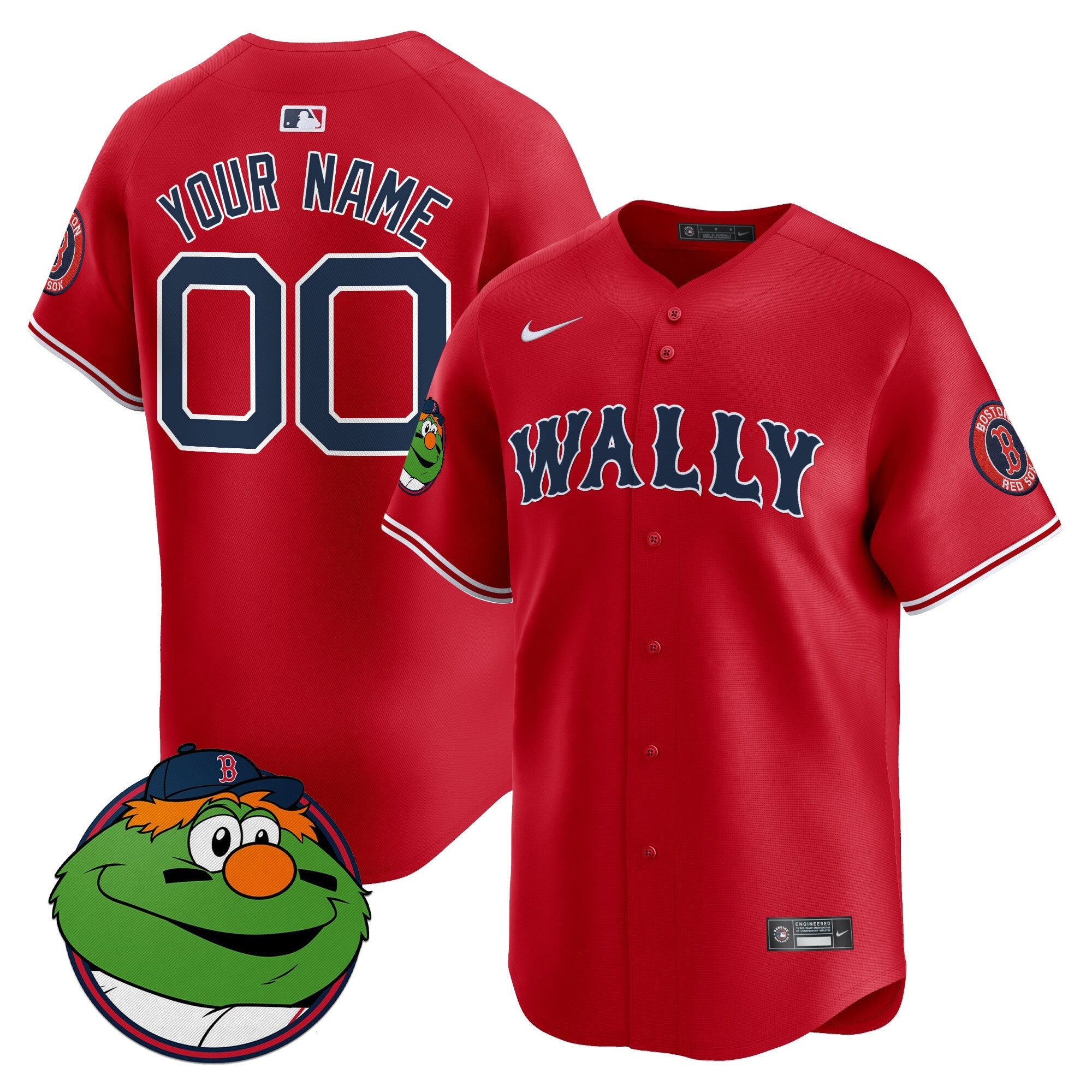 Boston Wally Vapor Premier Limited Custom Jersey