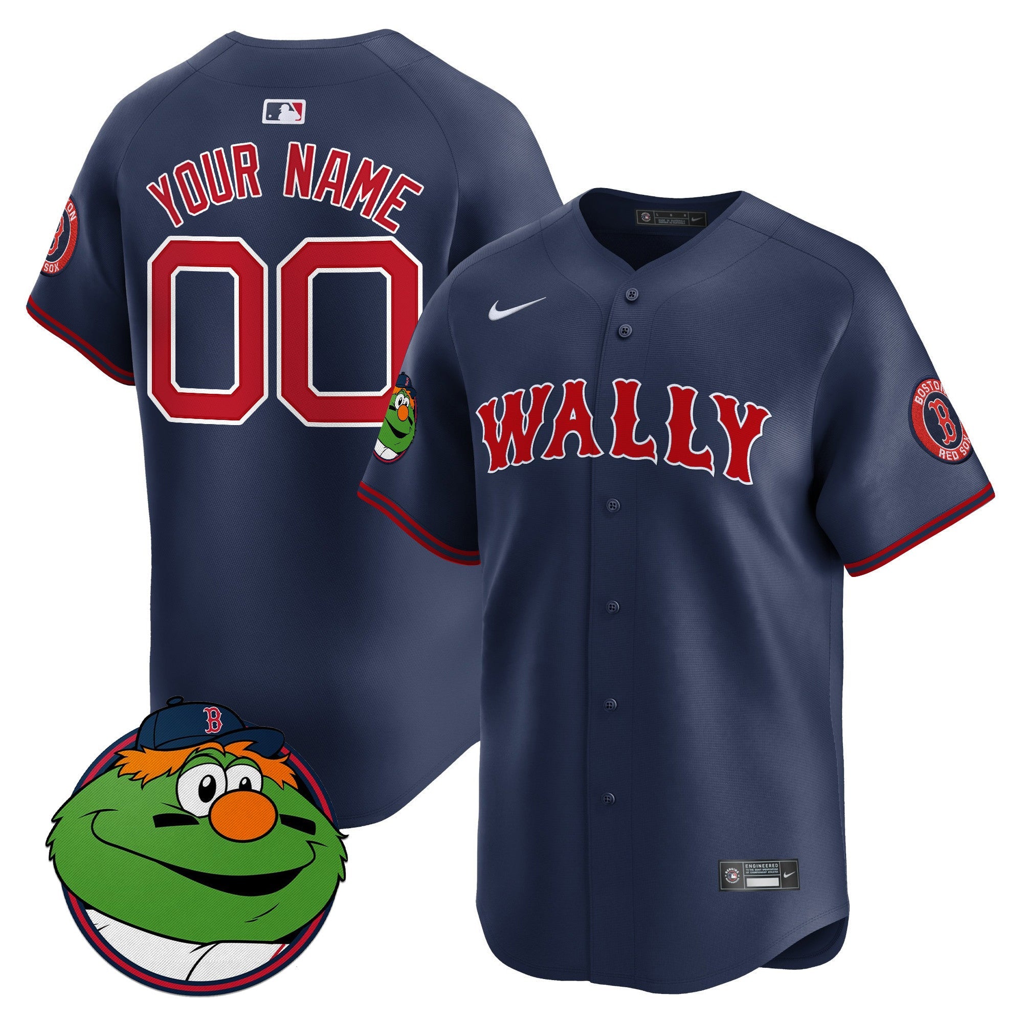 Boston Wally Vapor Premier Limited Custom Jersey