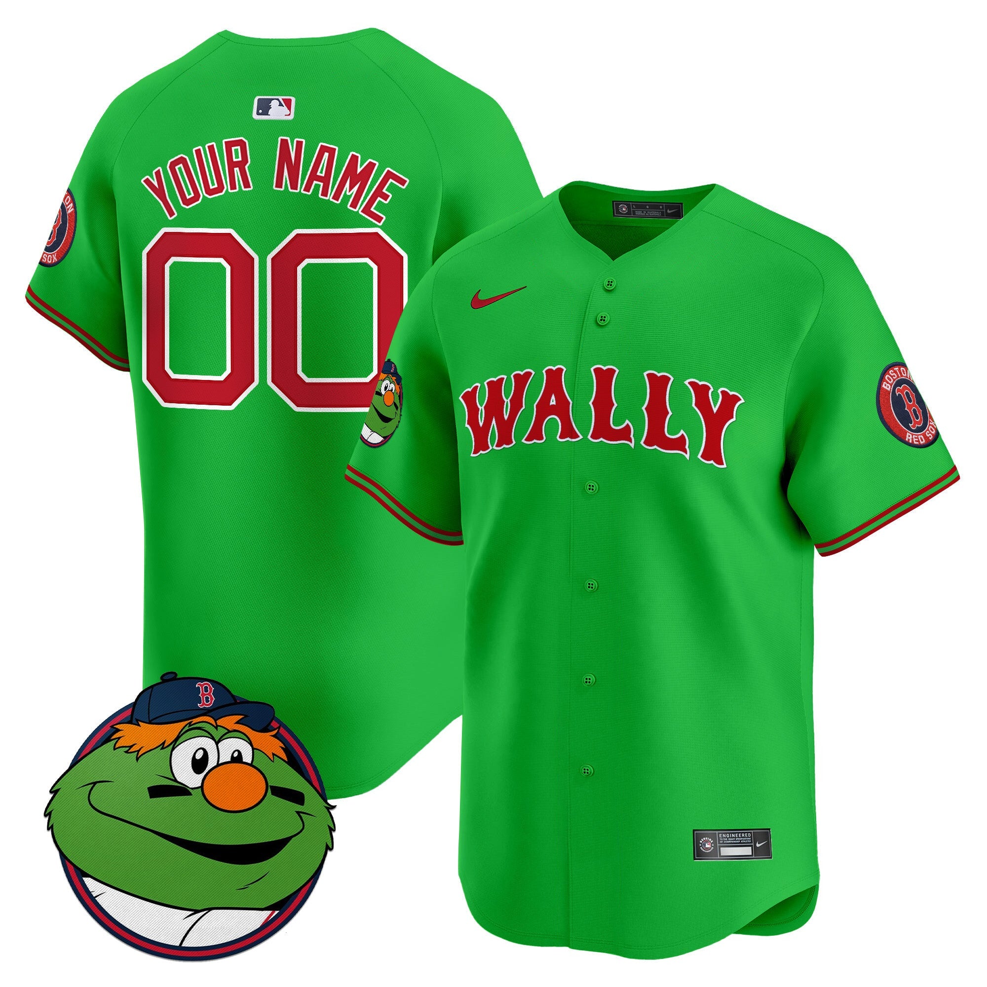 Boston Wally Vapor Premier Limited Custom Jersey
