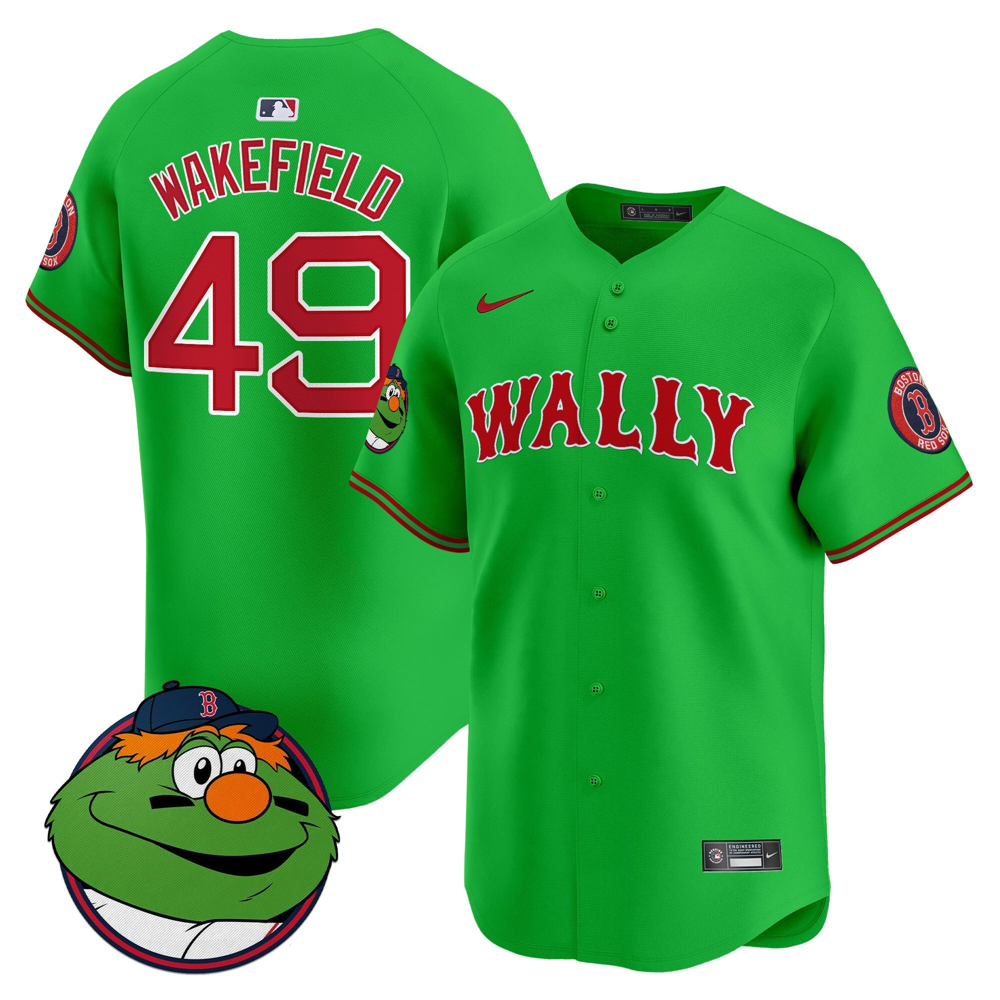 Men’s Boston Wally Vapor Premier Limited Jersey