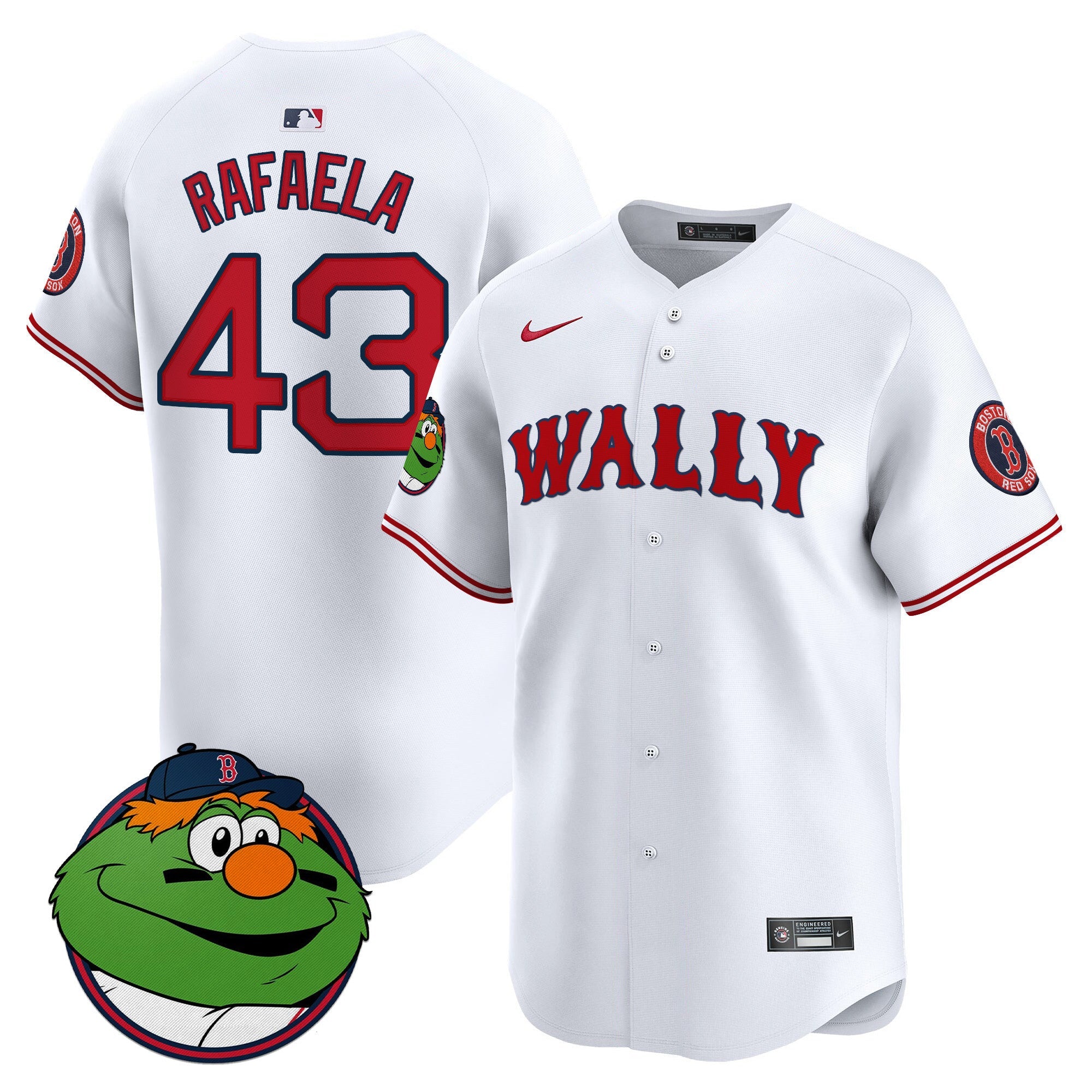 Men’s Boston Wally Vapor Premier Limited Jersey