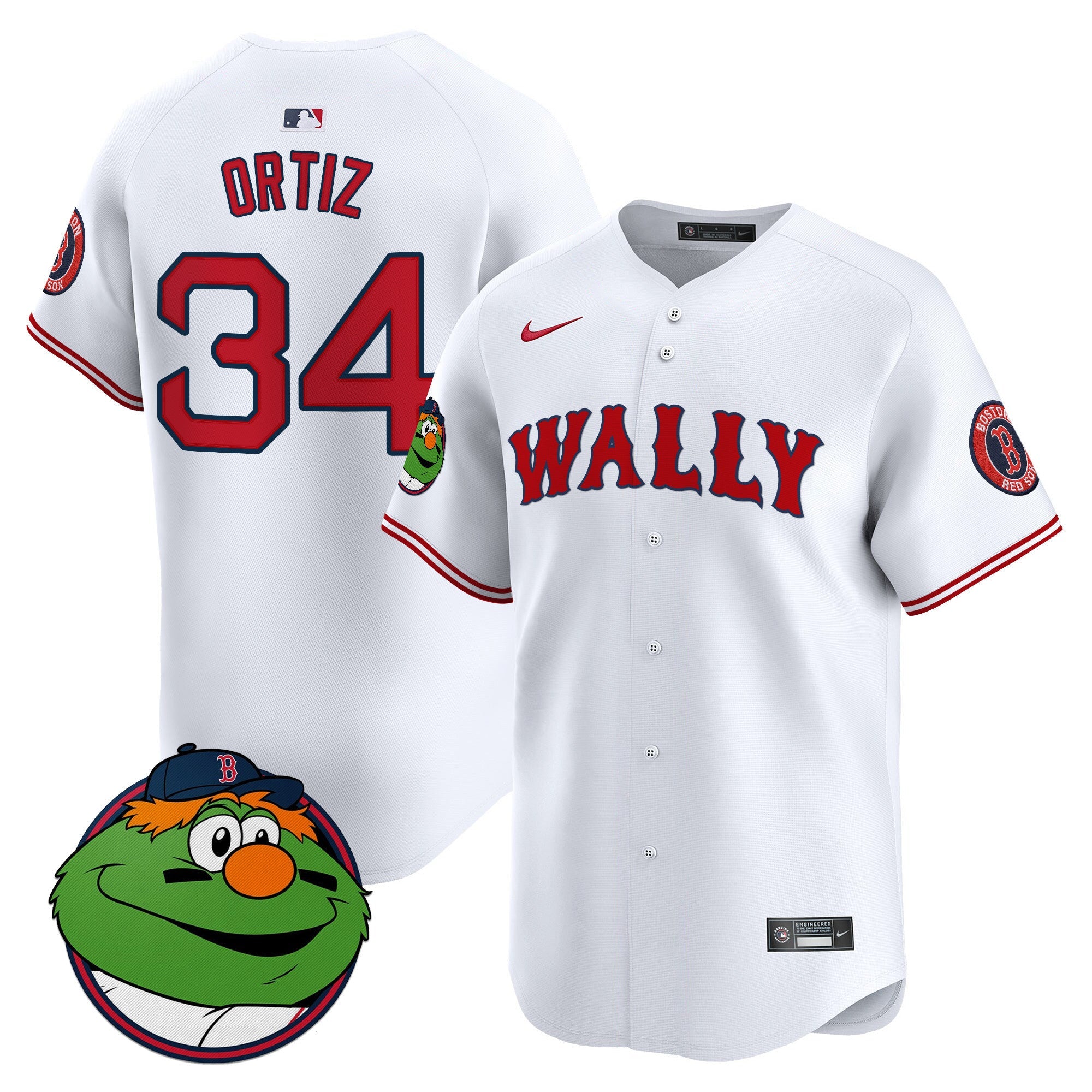 Men’s Boston Wally Vapor Premier Limited Jersey