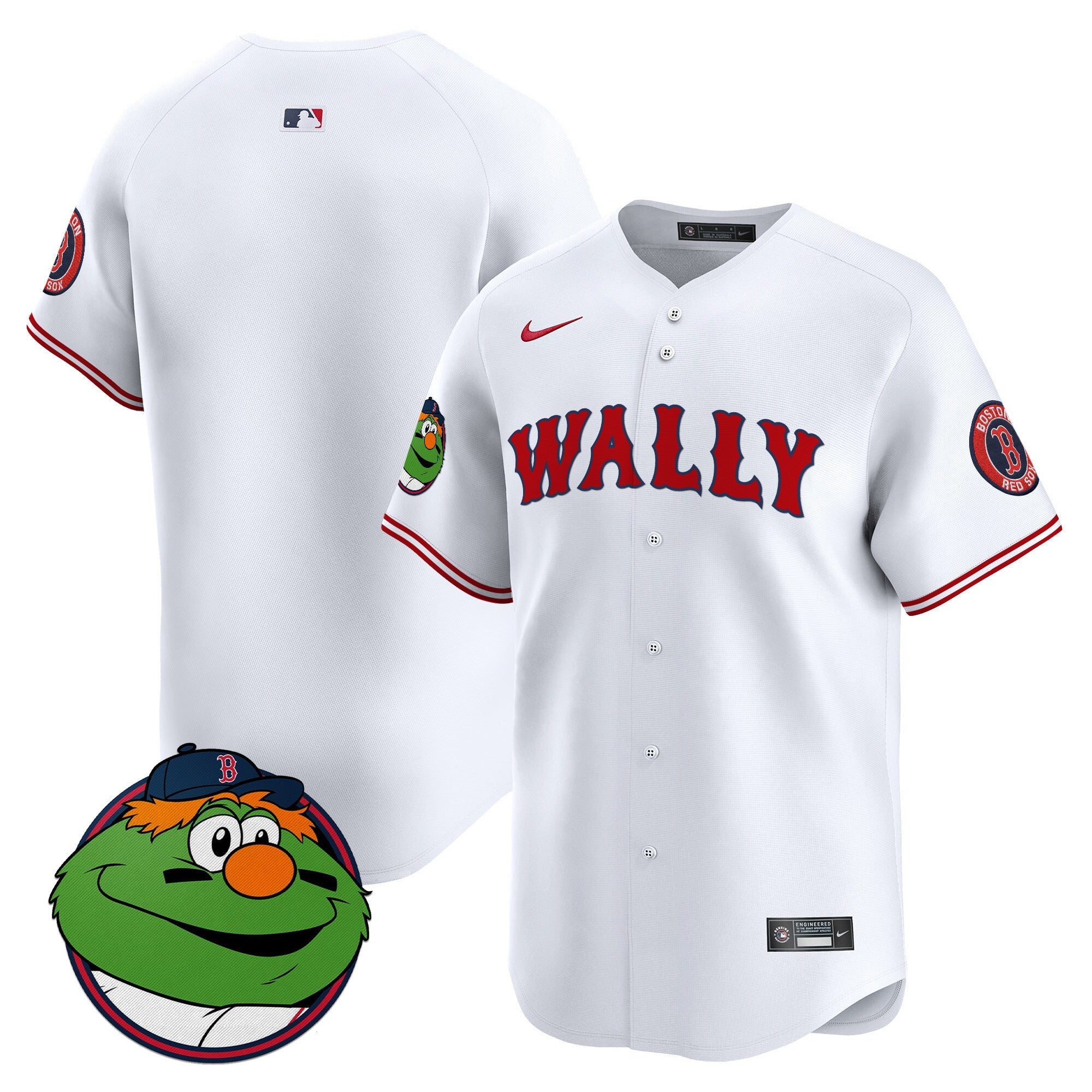 Men’s Boston Wally Vapor Premier Limited Jersey