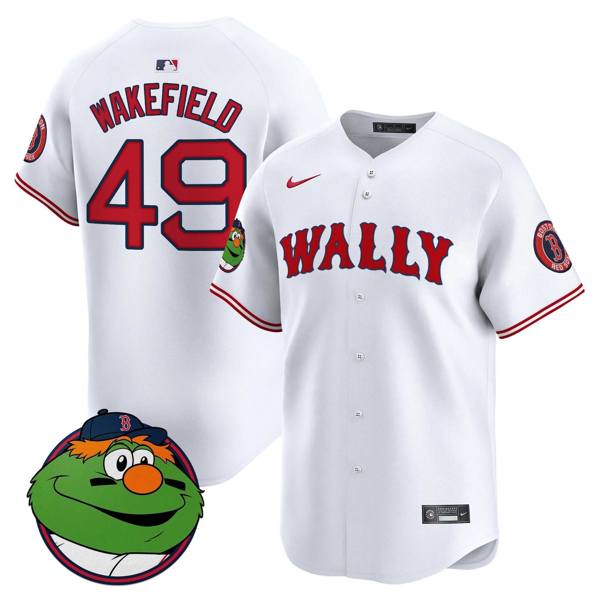 Men’s Boston Wally Vapor Premier Limited Jersey