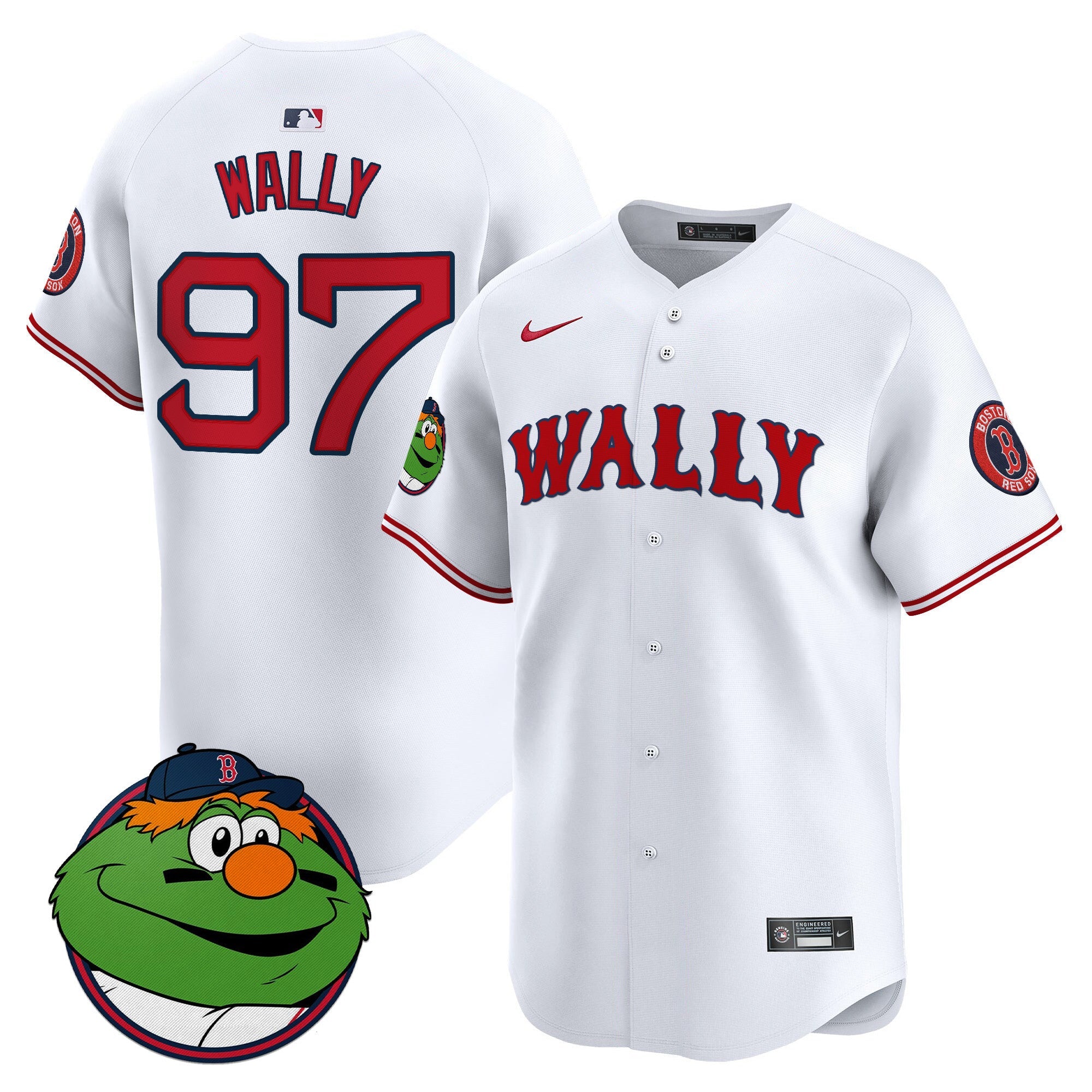 Men’s Boston Wally Vapor Premier Limited Jersey