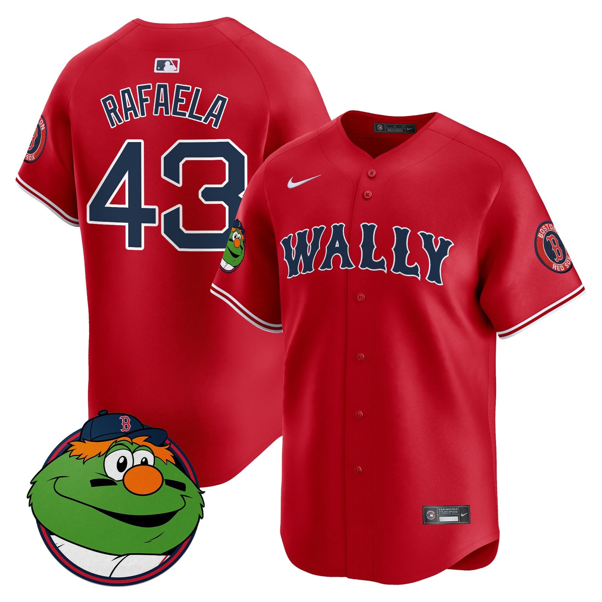 Men’s Boston Wally Vapor Premier Limited Jersey