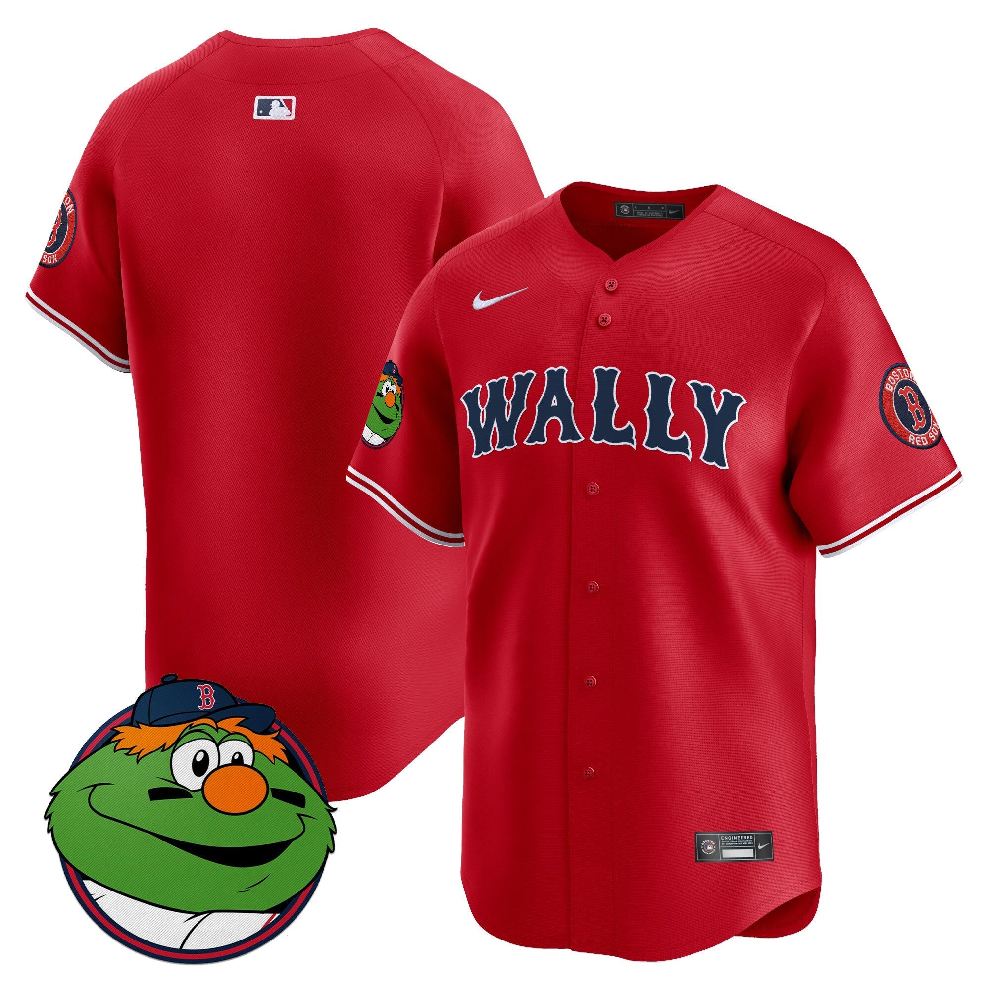 Men’s Boston Wally Vapor Premier Limited Jersey