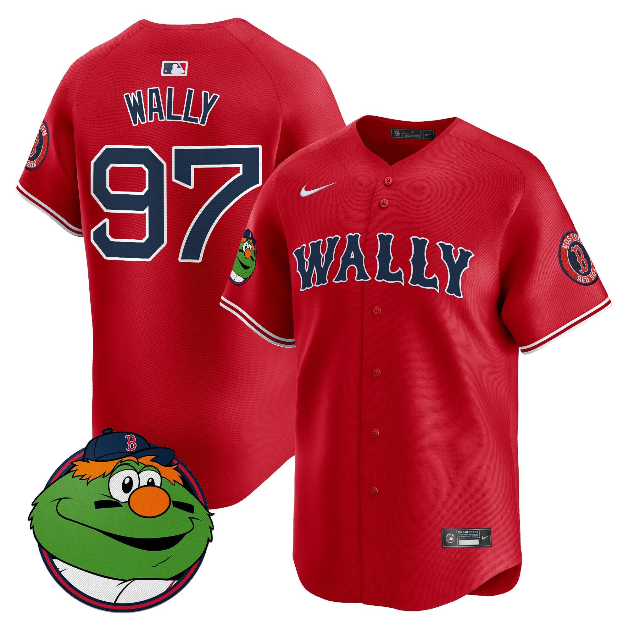 Men’s Boston Wally Vapor Premier Limited Jersey