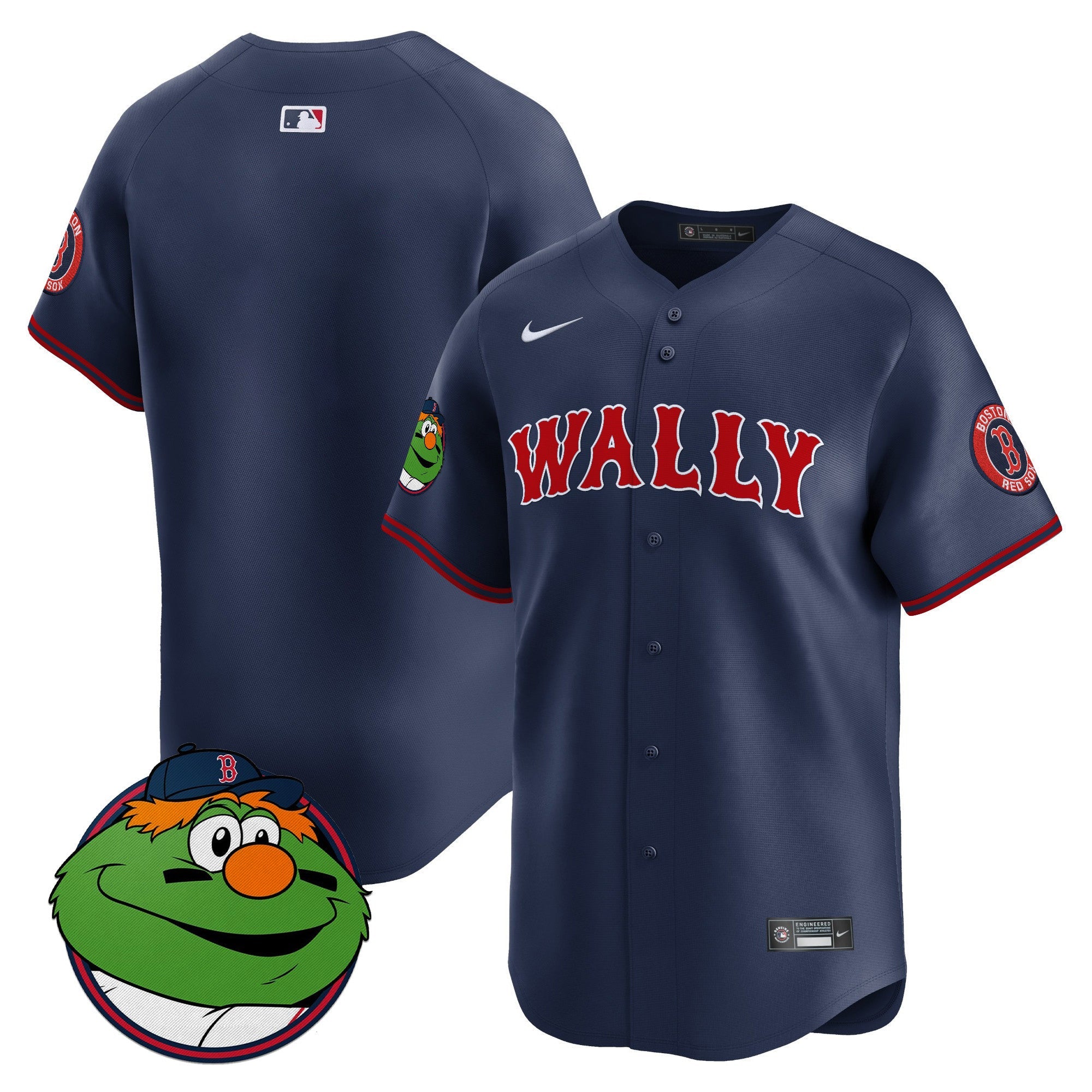 Men’s Boston Wally Vapor Premier Limited Jersey