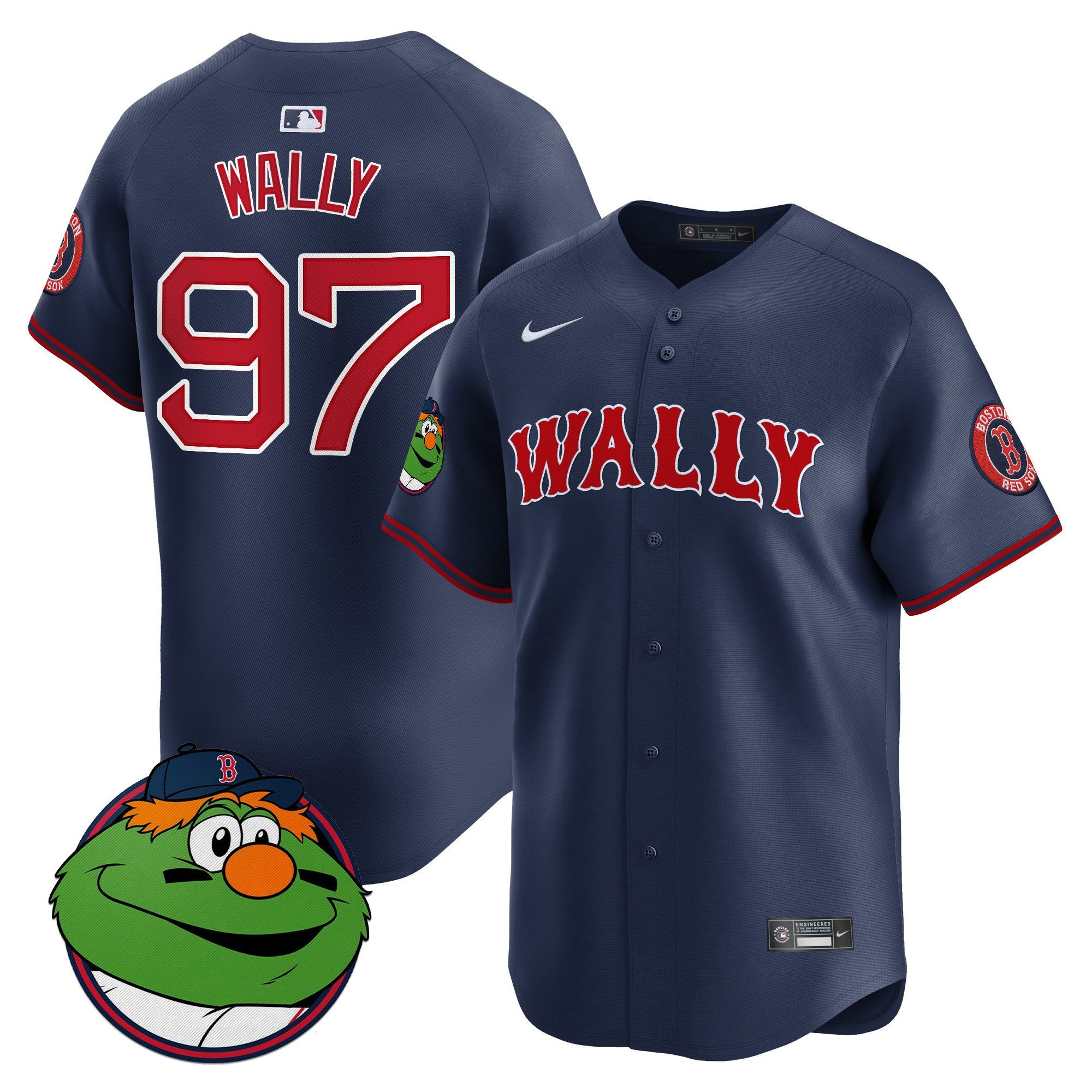 Men’s Boston Wally Vapor Premier Limited Jersey