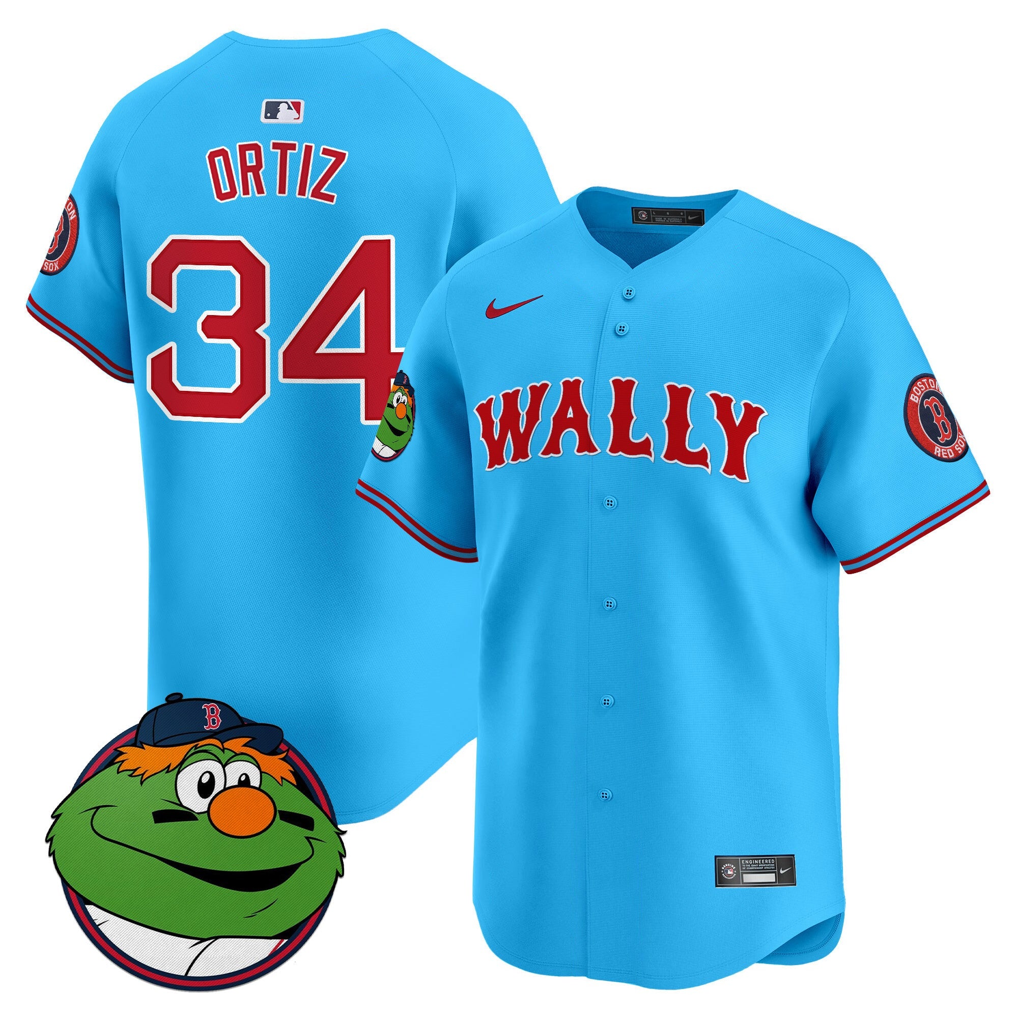 Men’s Boston Wally Vapor Premier Limited Jersey